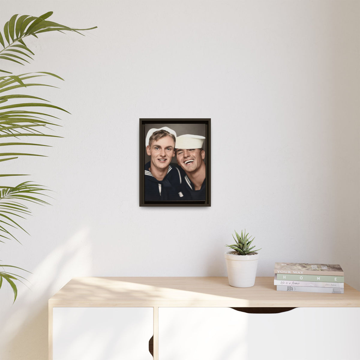 paire 154 | Framed Vintage Photo - Matte Canvas