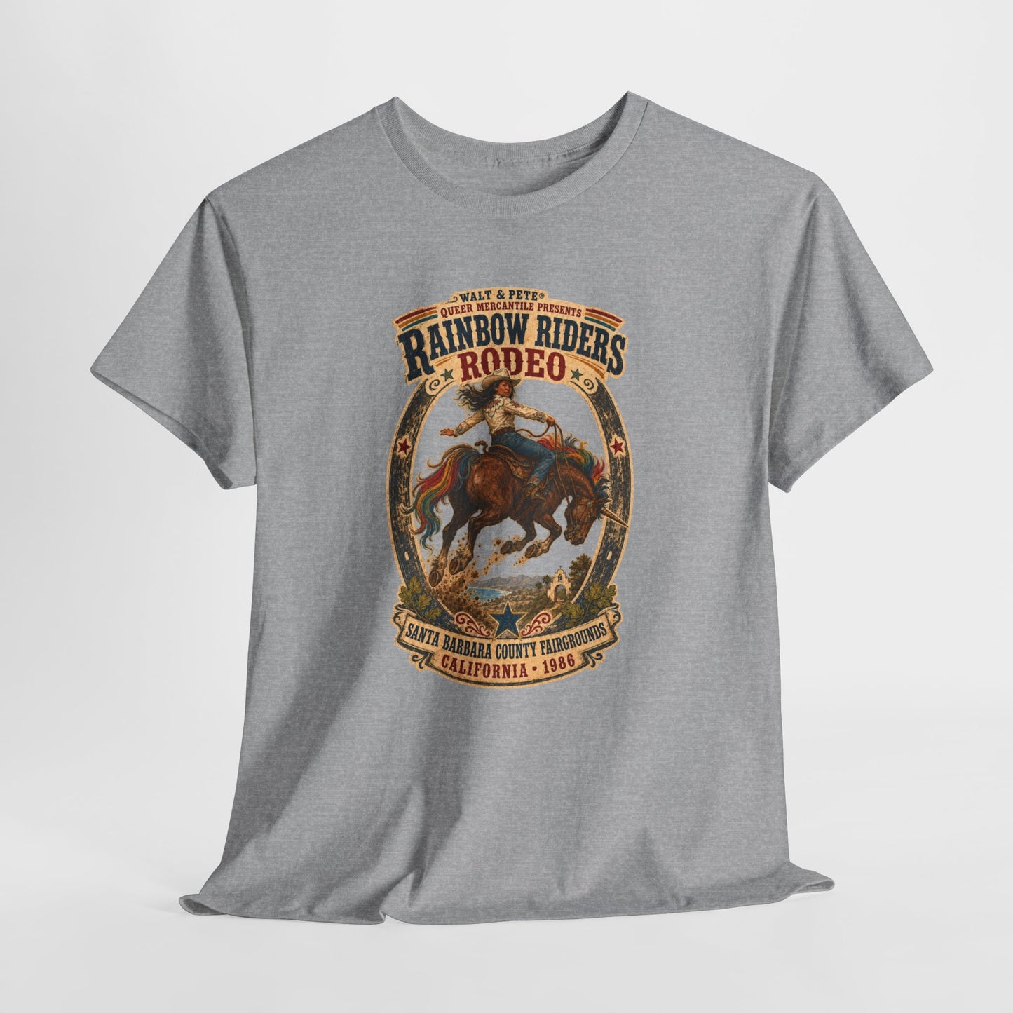 Copy of Copy of Rainbow Riders Rodeo Arizona 1972 Pride T-Shirt | Queer Cowgirl Tee