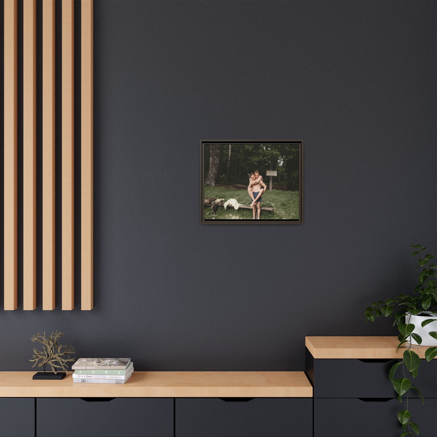 nager 009 | Framed Vintage Photo - Matte Canvas