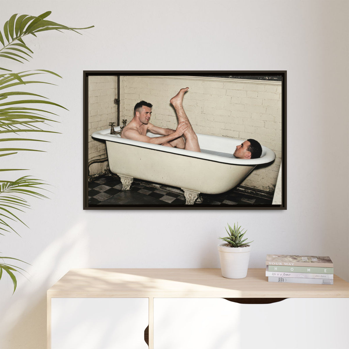 paire 162 | Framed Vintage Photo - Matte Canvas