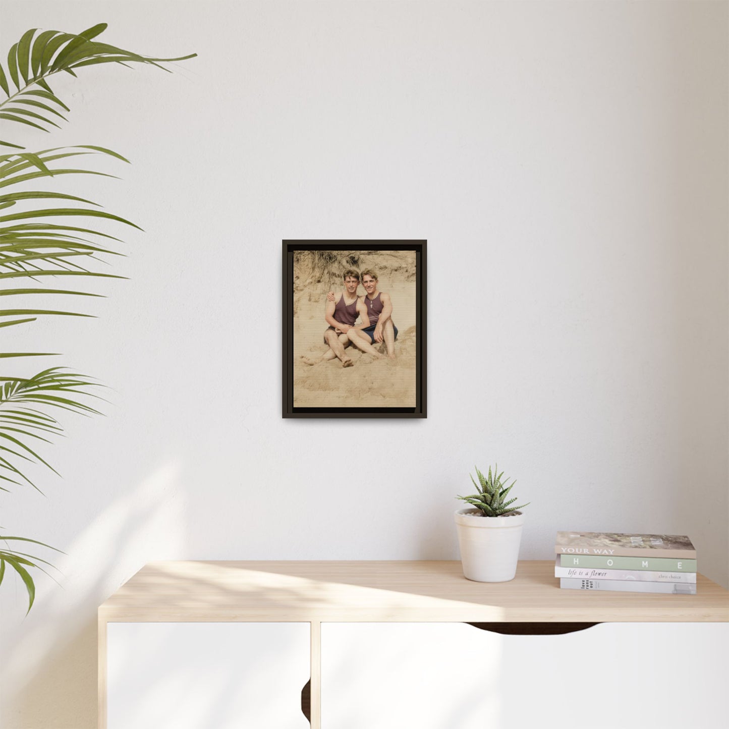 nager 002 | Framed Vintage Photo - Matte Canvas