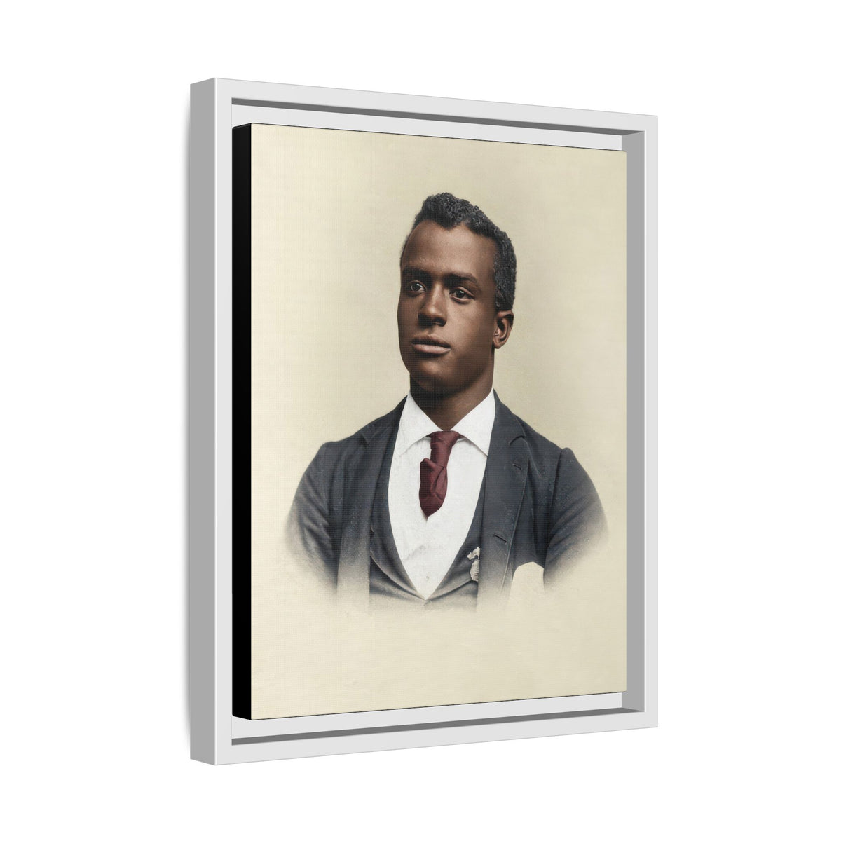 celibataire 027 | Framed Vintage Photo - Matte Canvas
