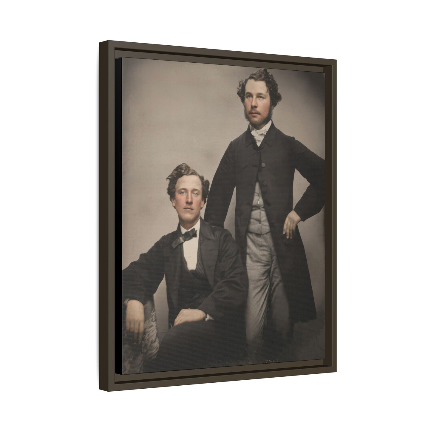 paire 125 | Framed Vintage Photo - Matte Canvas