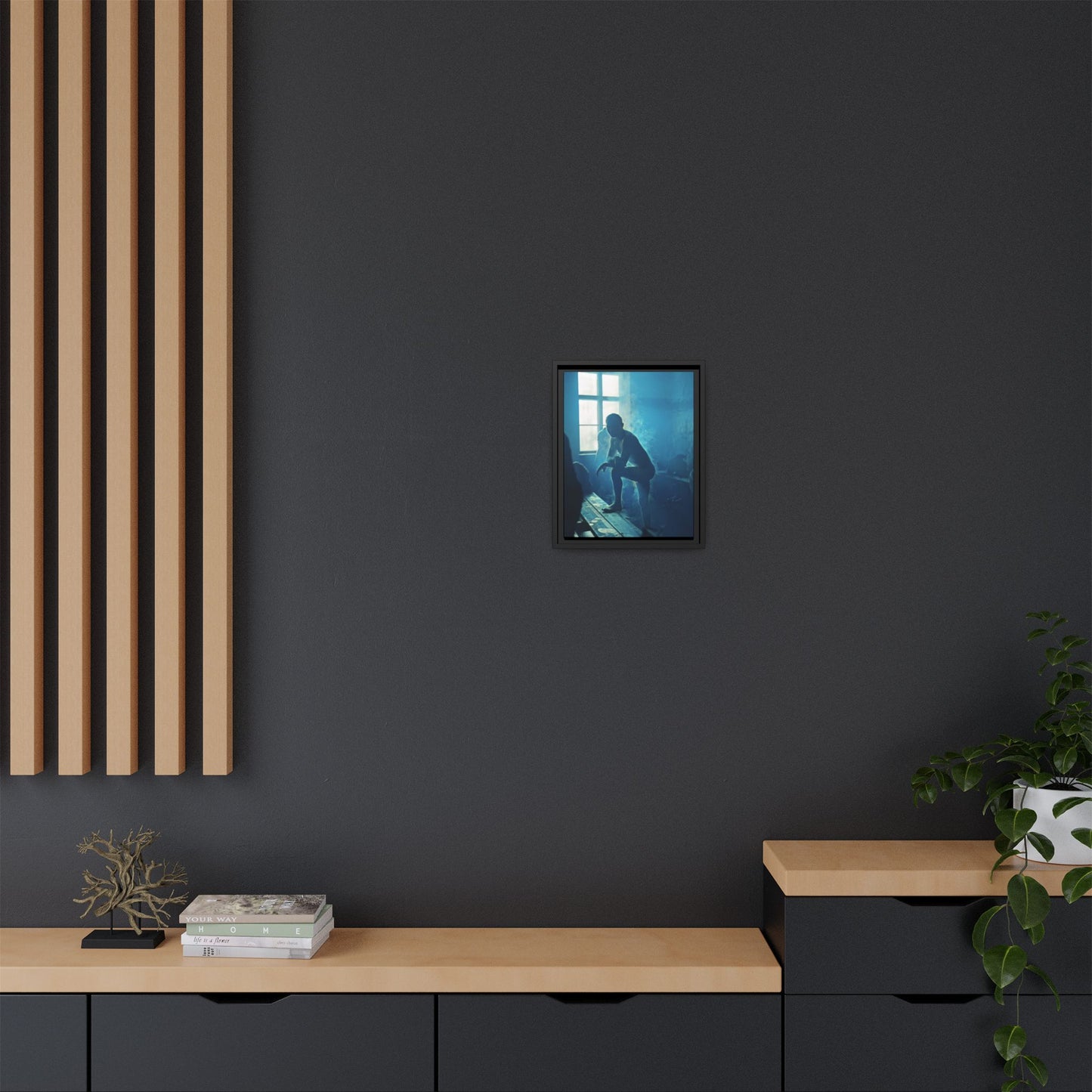 celibataire 044 | Framed Vintage Photo - Matte Canvas