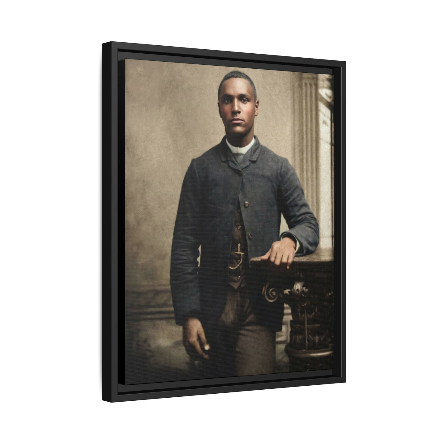 celibataire 036 | Framed Vintage Photo - Matte Canvas