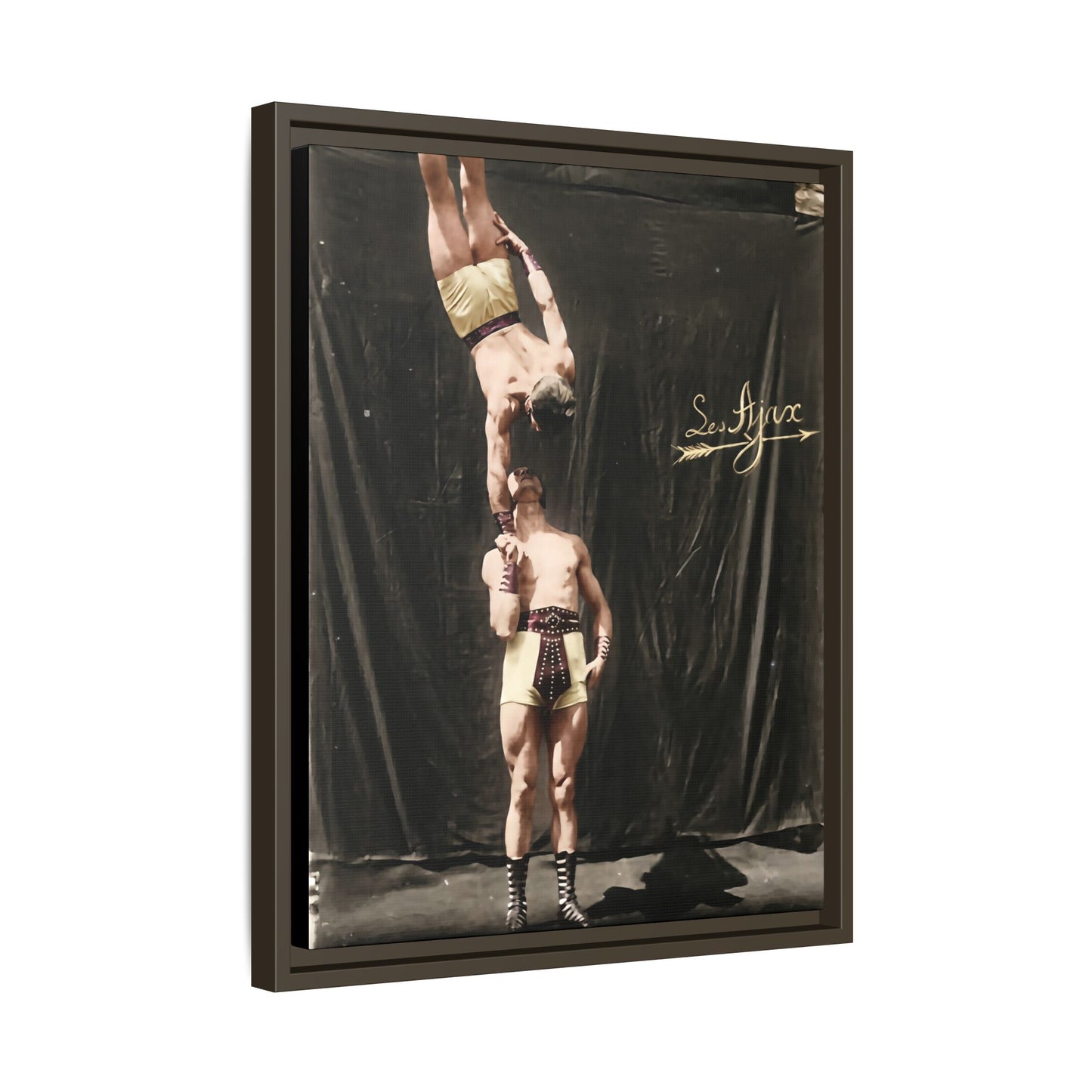 athlétisme 016 | Framed Vintage Photo - Matte Canvas