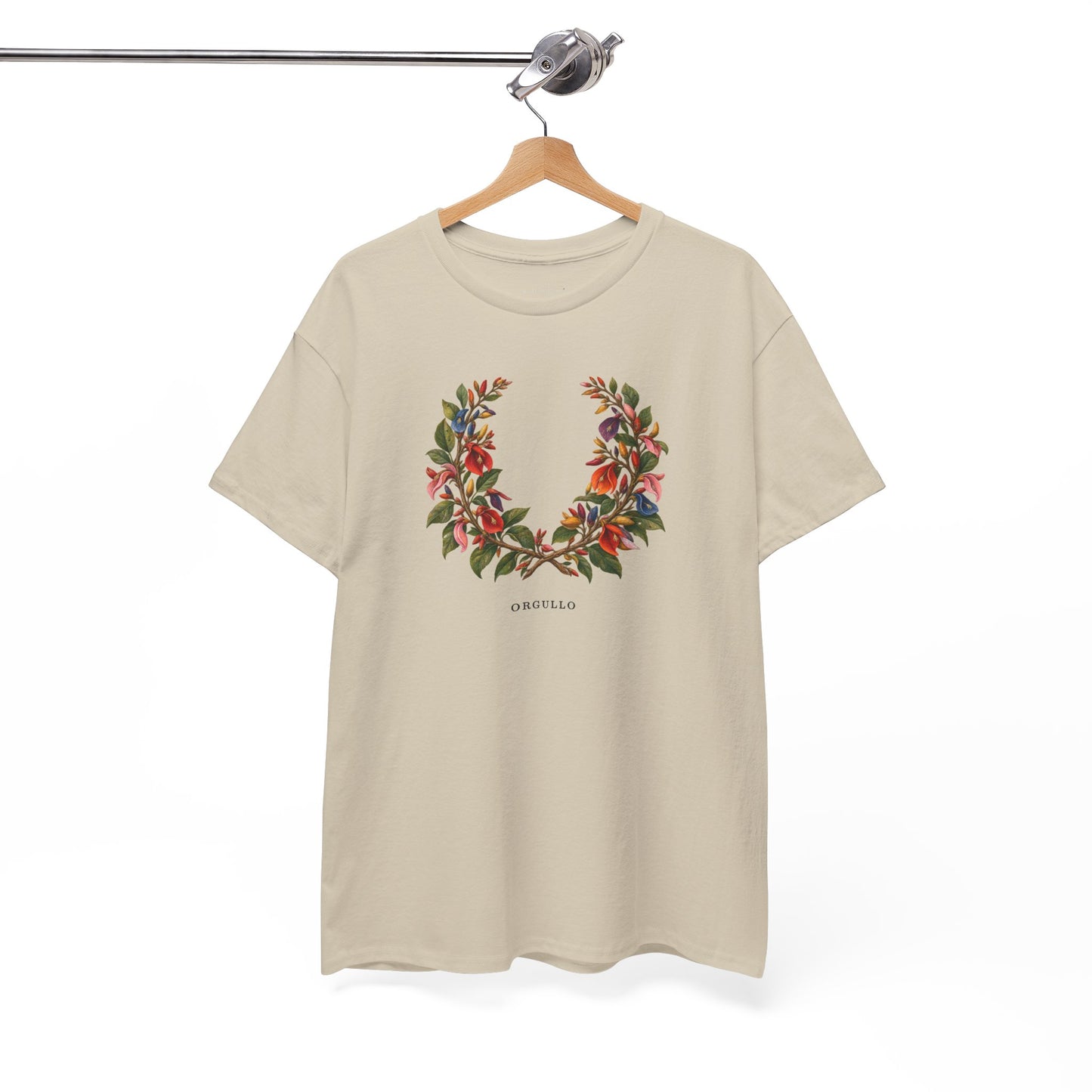 Orgullo Ceibo Pride T-Shirt | Argentine Botanical LGBTQ+ Tee