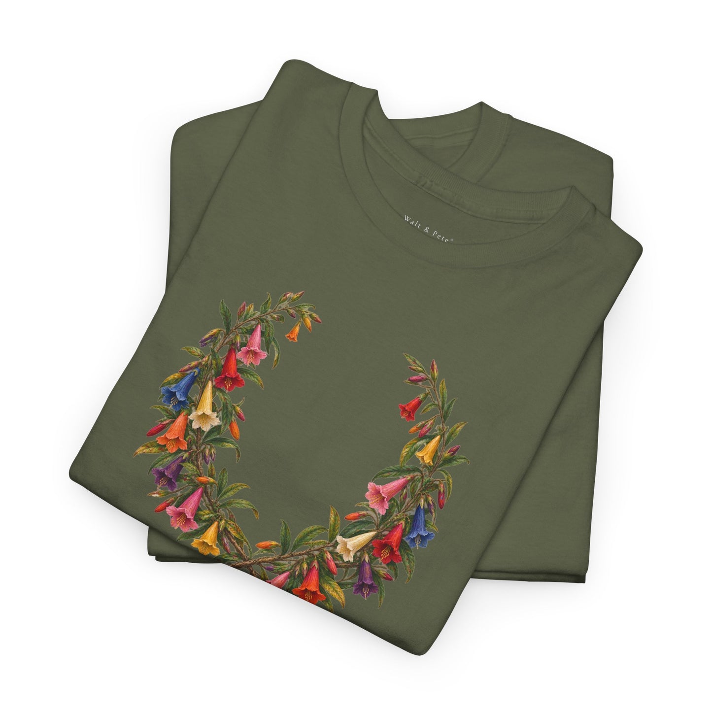 Orgullo Cantuta Pride T-Shirt | Peruvian Botanical LGBTQ+ Tee