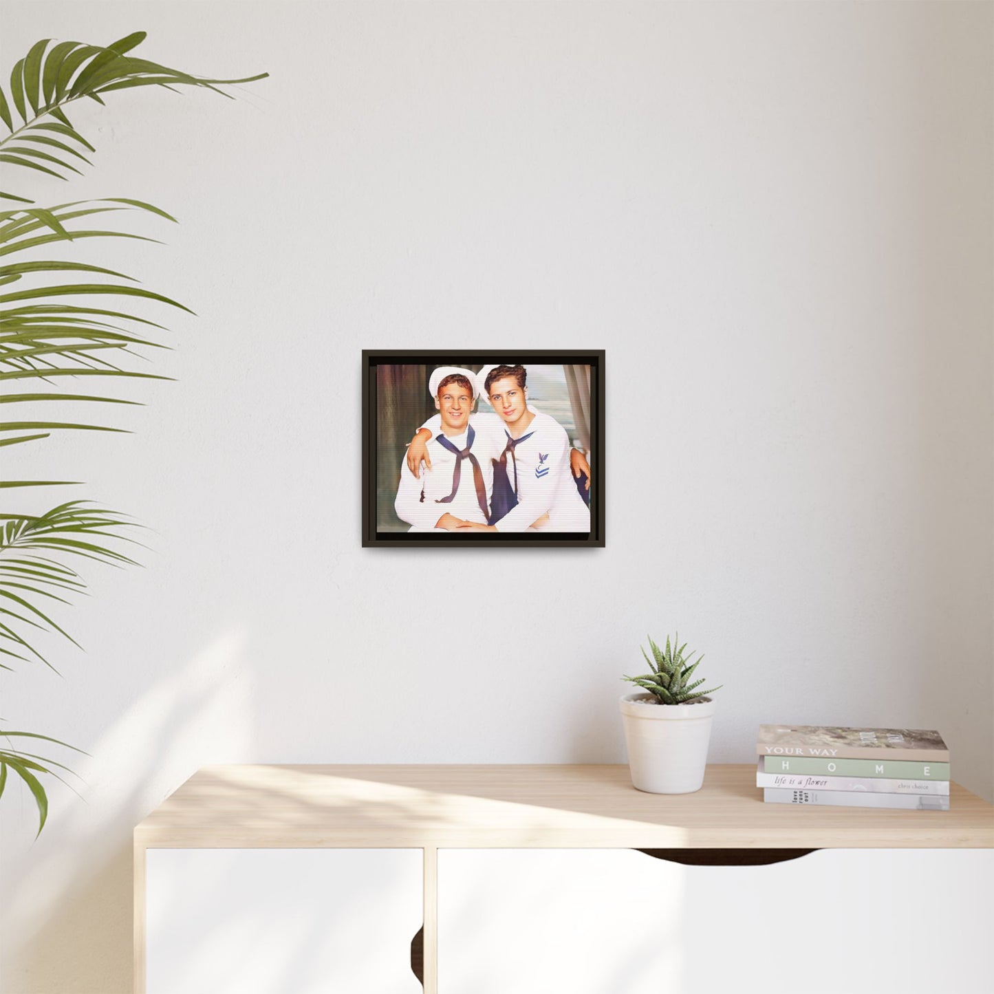 paire 050 | Framed Vintage Photo - Matte Canvas