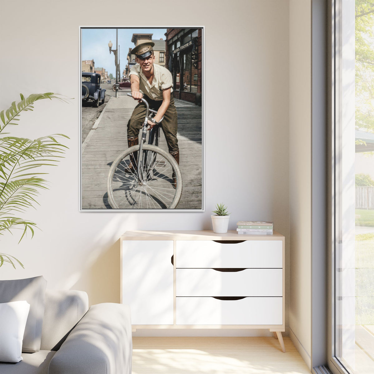 celibataire 007 | Framed Vintage Photo - Matte Canvas