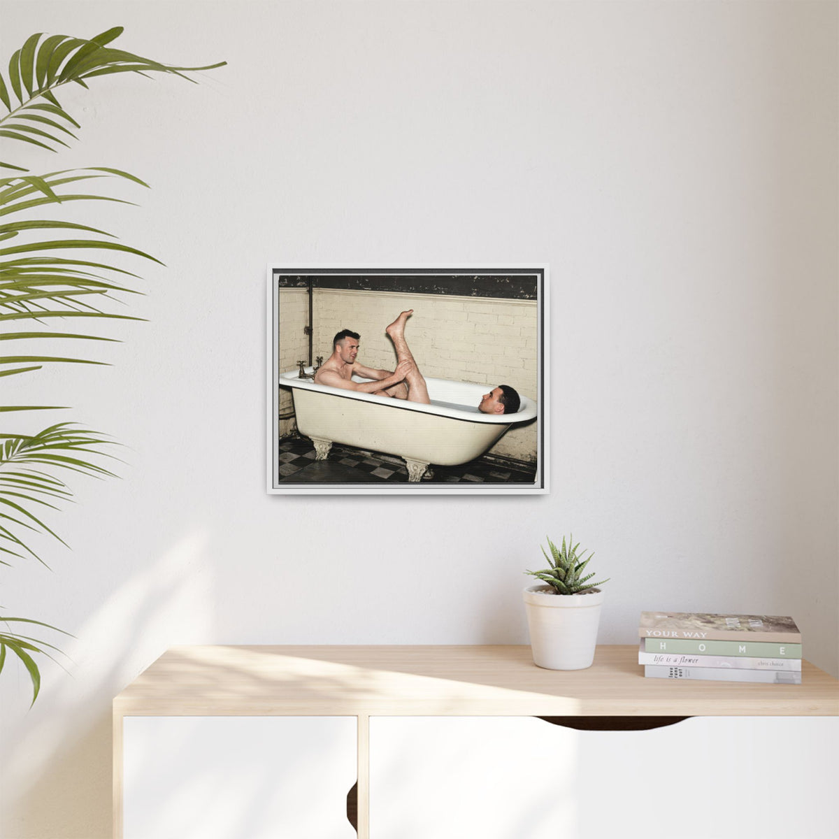 paire 162 | Framed Vintage Photo - Matte Canvas