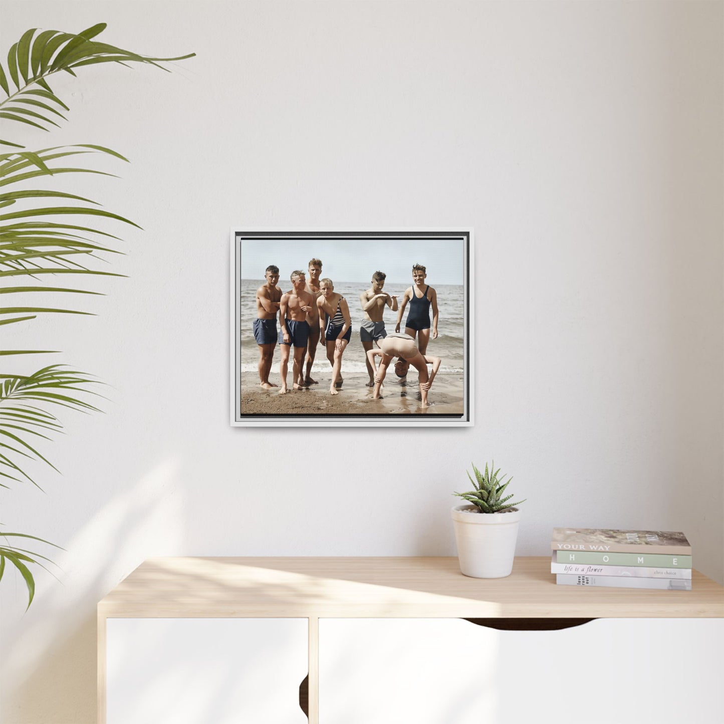 nager 045 | Framed Vintage Photo - Matte Canvas