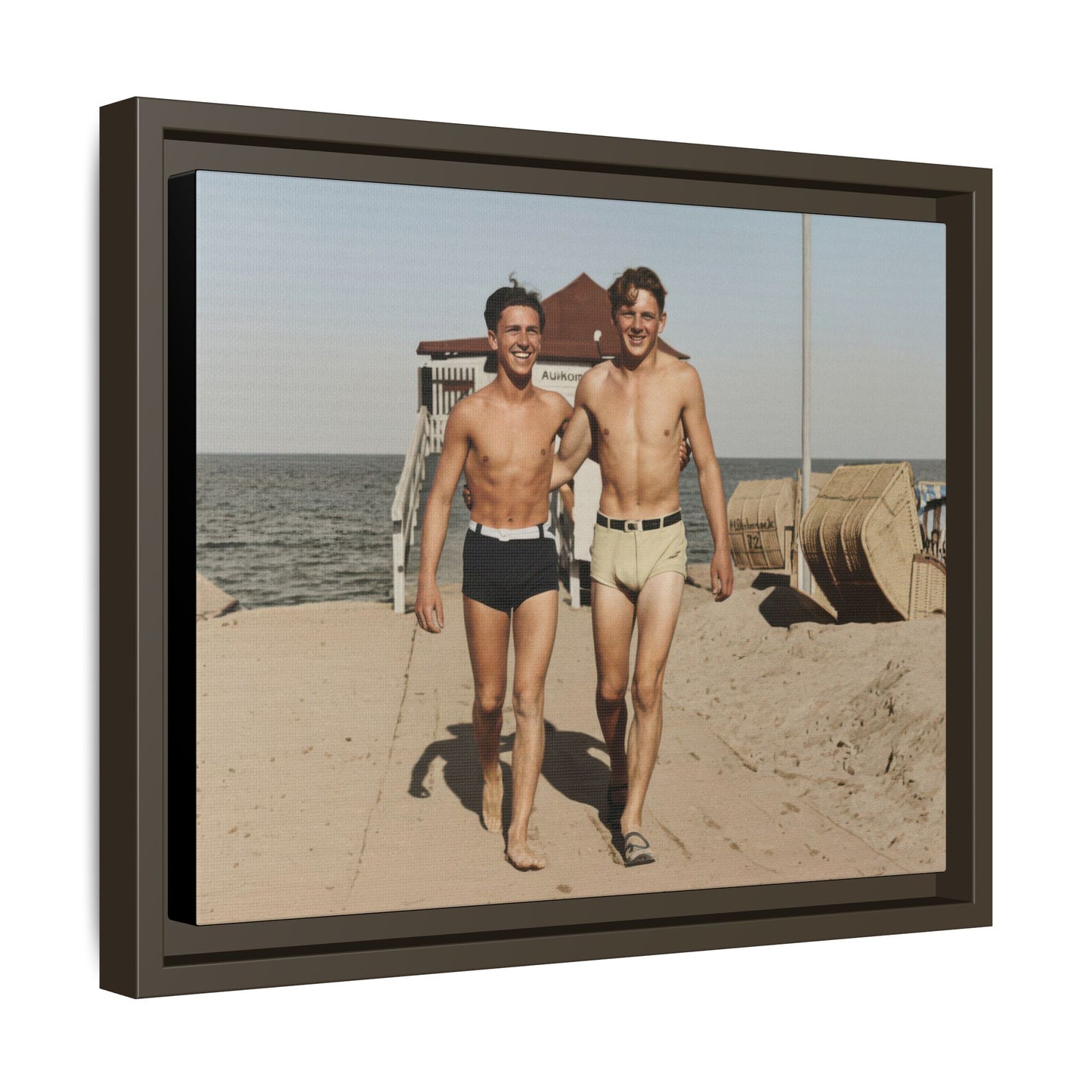 nager 003 | Framed Vintage Photo - Matte Canvas