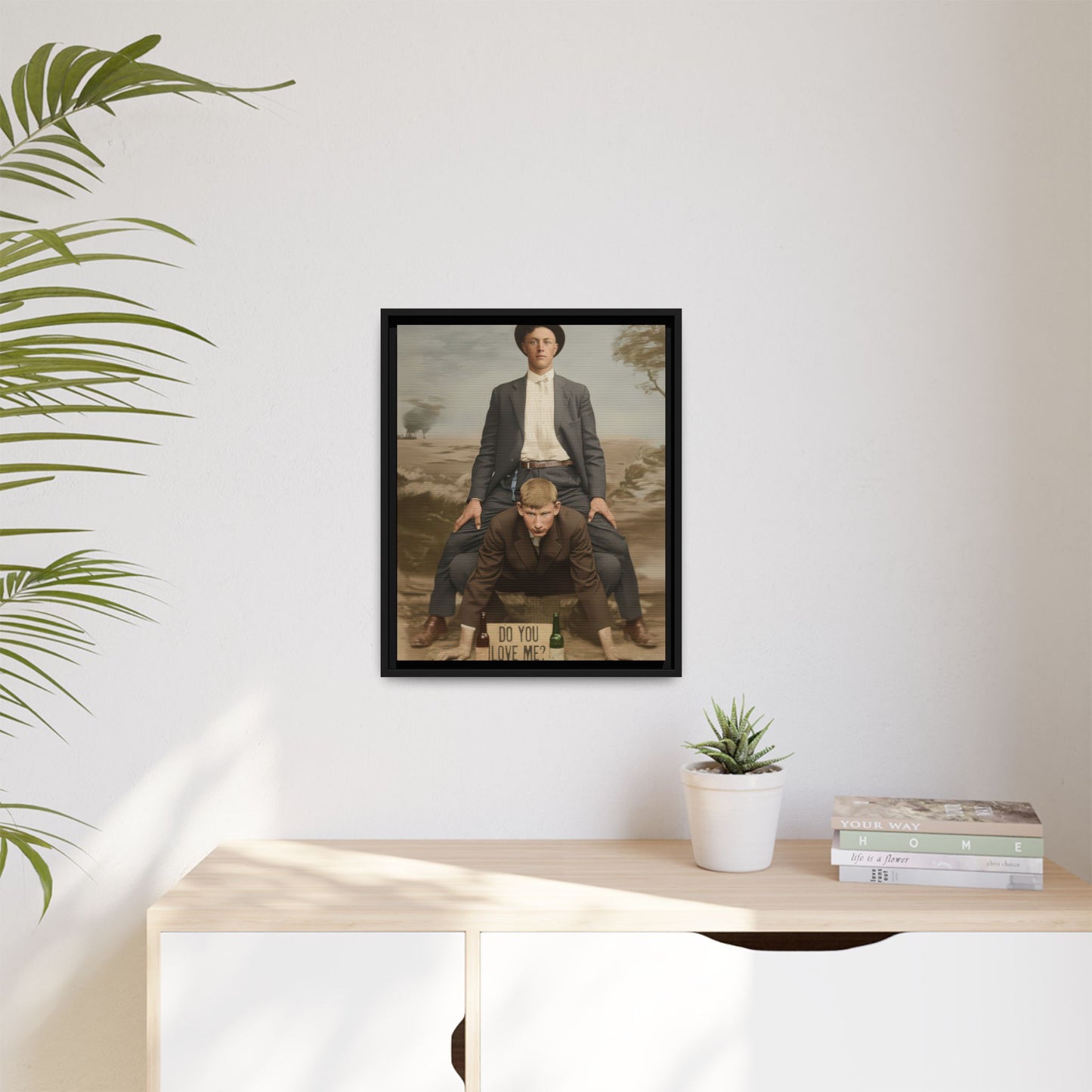 paire 142 | Framed Vintage Photo - Matte Canvas