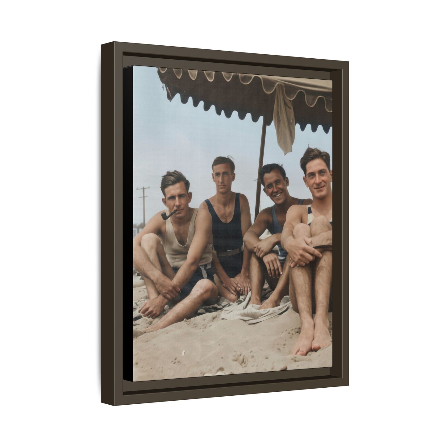 nager 029 | Framed Vintage Photo - Matte Canvas