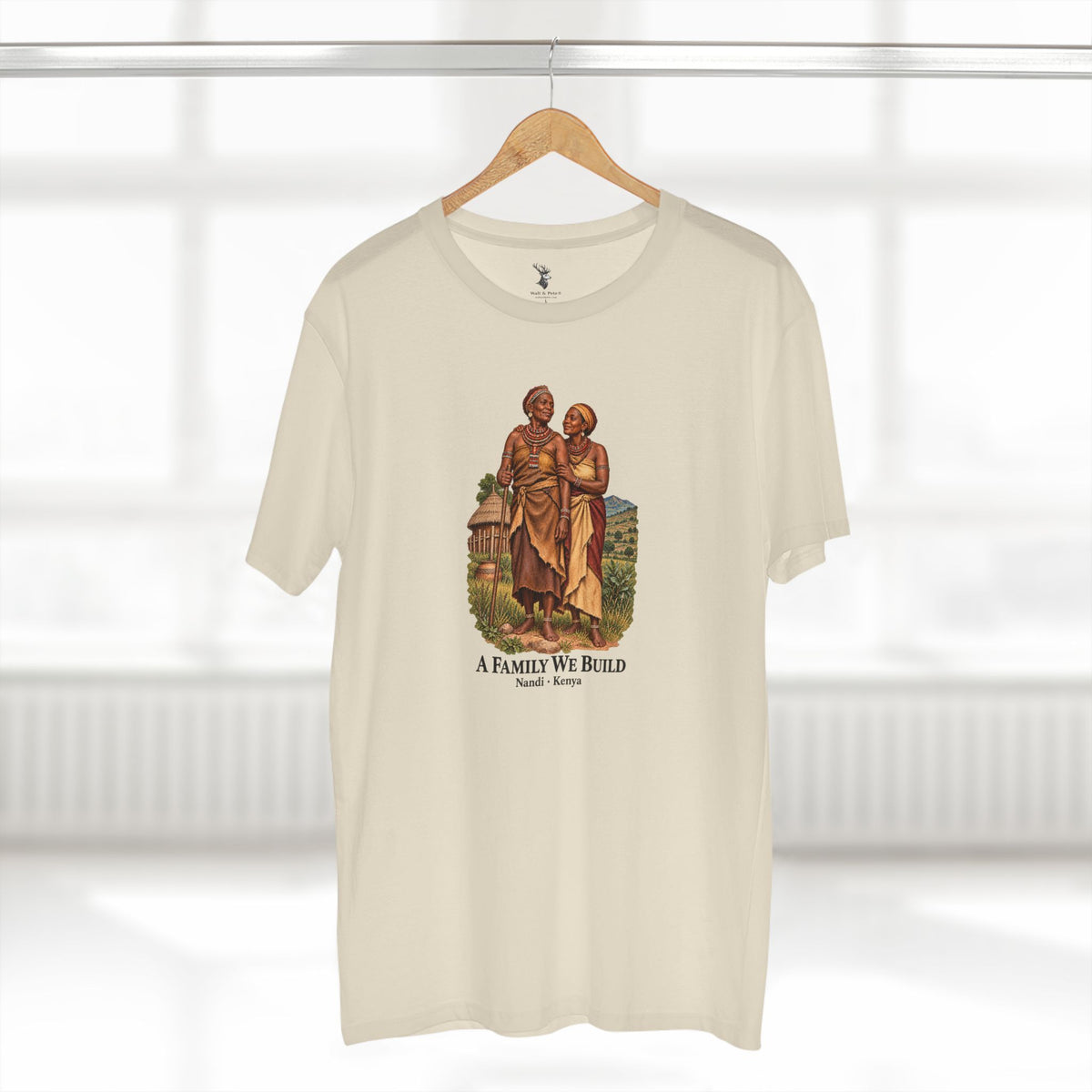 A Family We Build | Nandi-Inspired Vintage Art T-Shirt