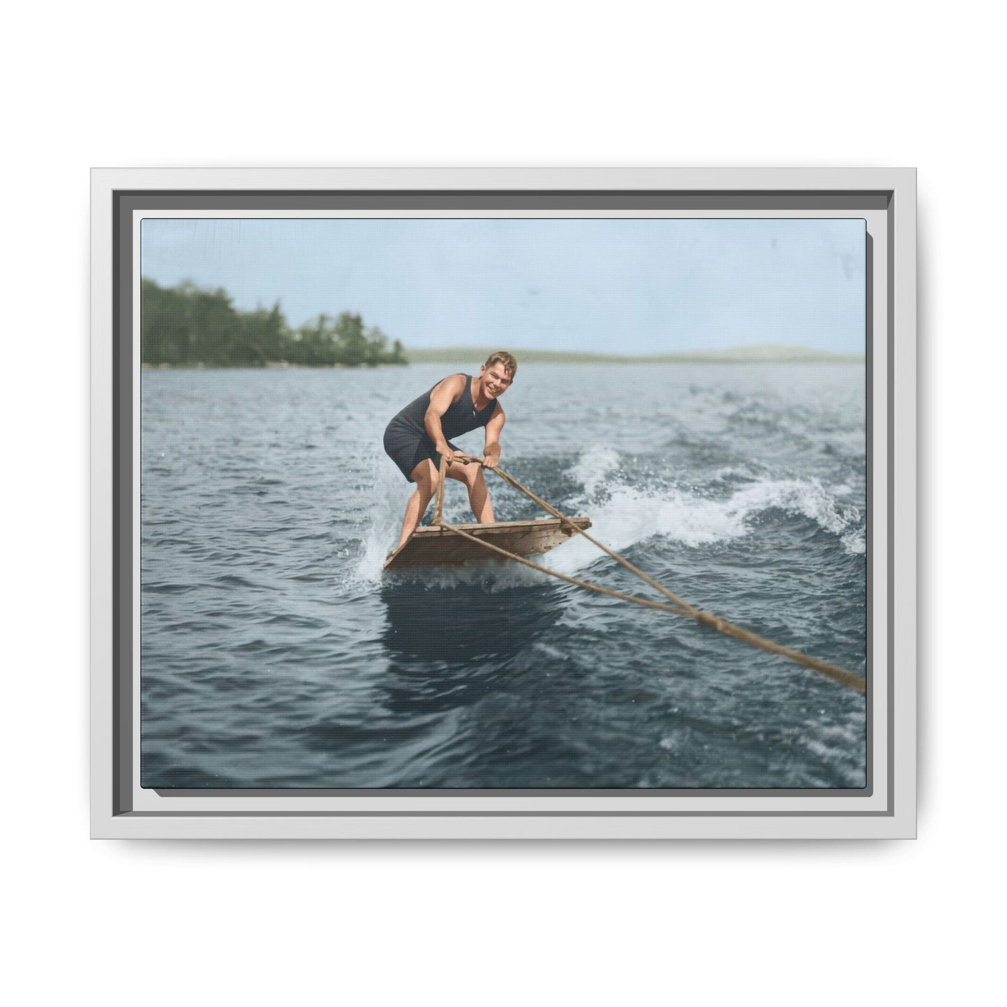 nager 015 | Framed Vintage Photo - Matte Canvas