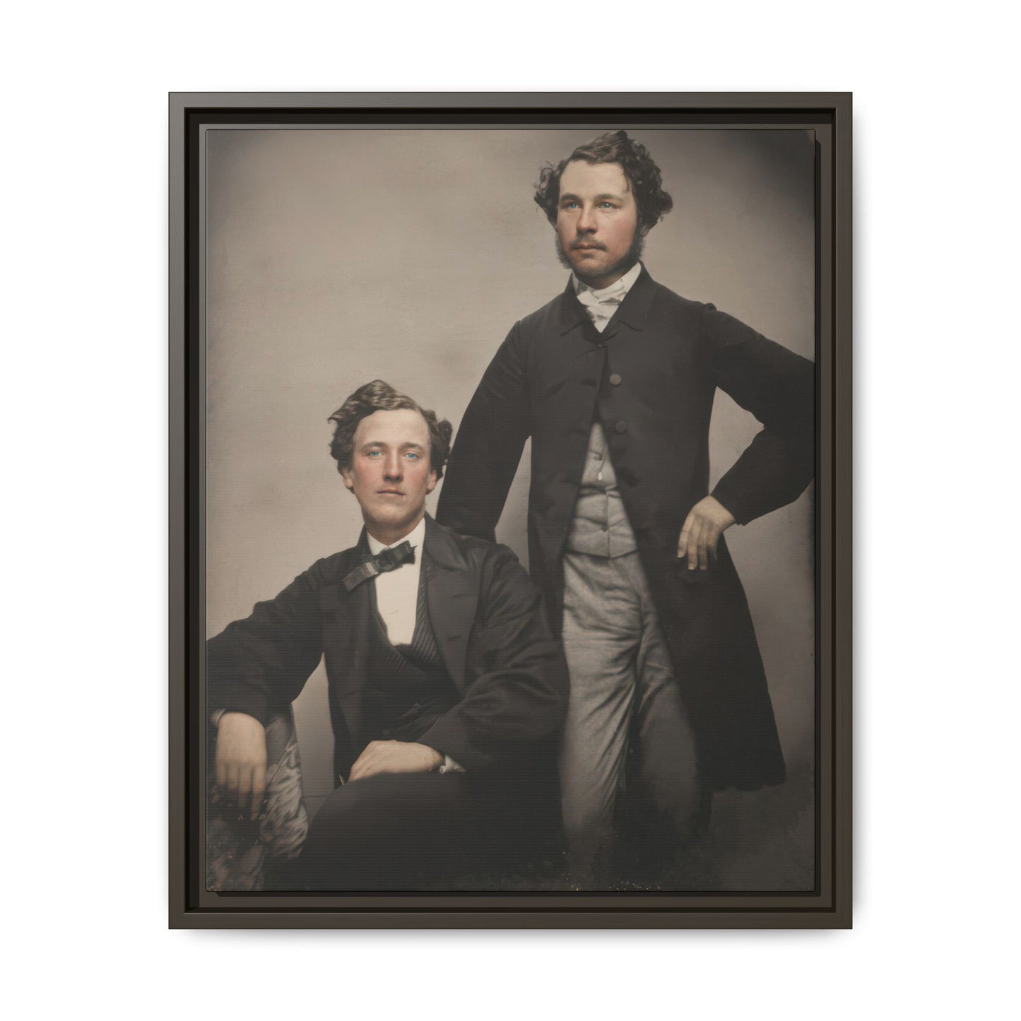 paire 125 | Framed Vintage Photo - Matte Canvas