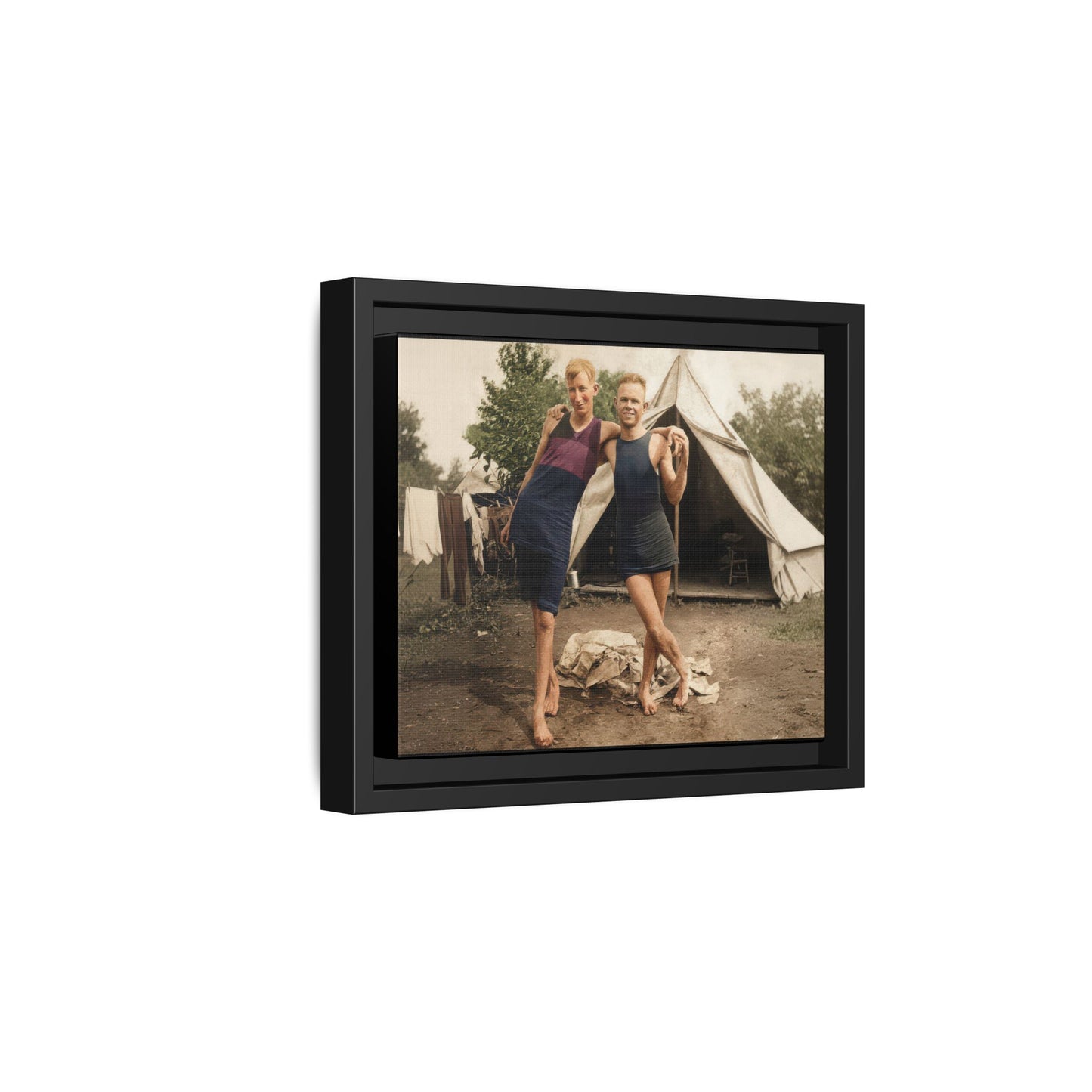 nager 040 | Framed Vintage Photo - Matte Canvas