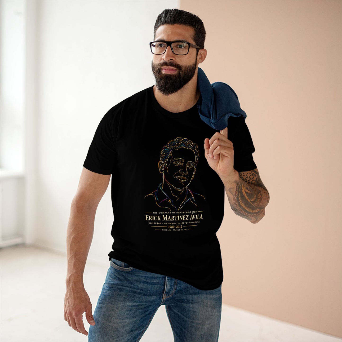 The Company of Remarkable Men No. 002 — Erick Martinez | LGBTQ+ History T-Shirt