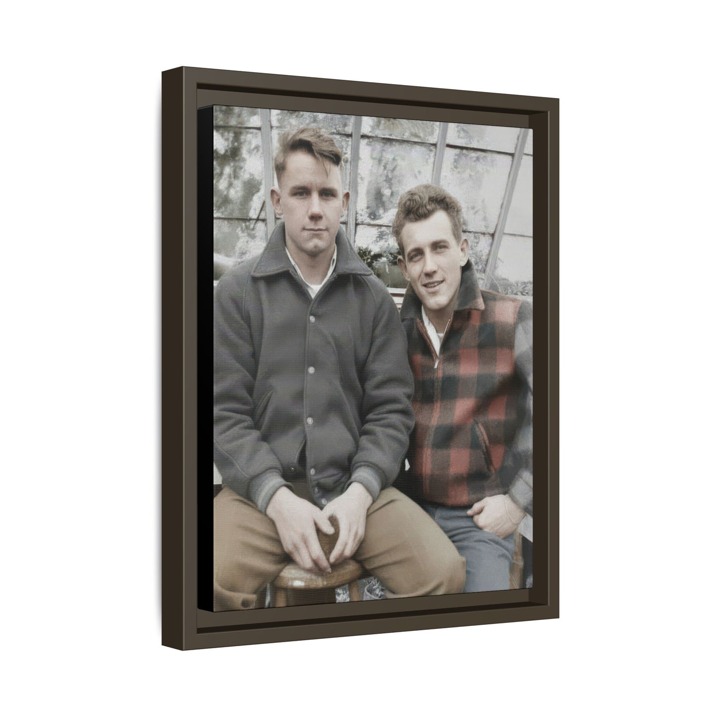 paire 104 | Framed Vintage Photo - Matte Canvas