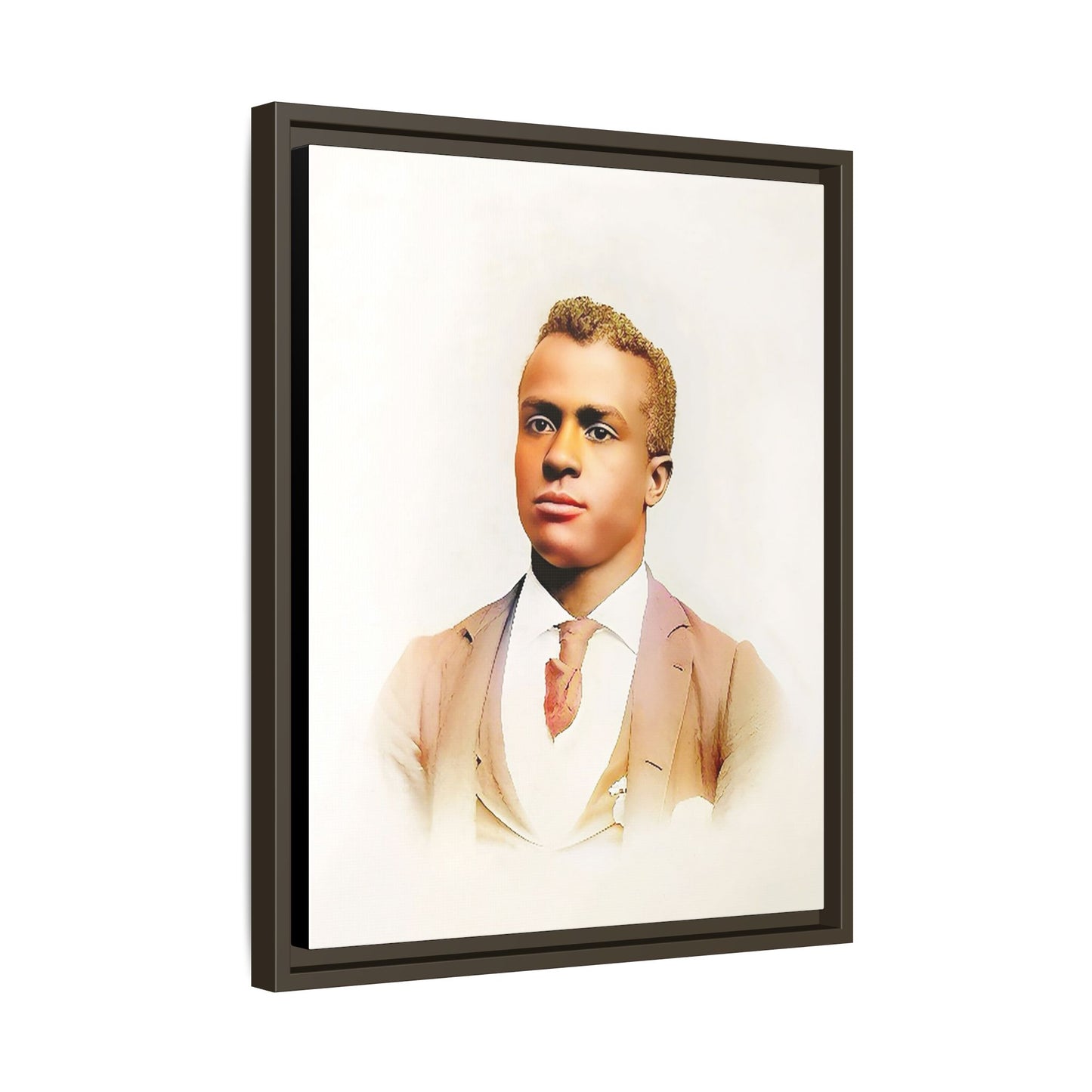 celibataire 027 | Framed Vintage Photo - Matte Canvas