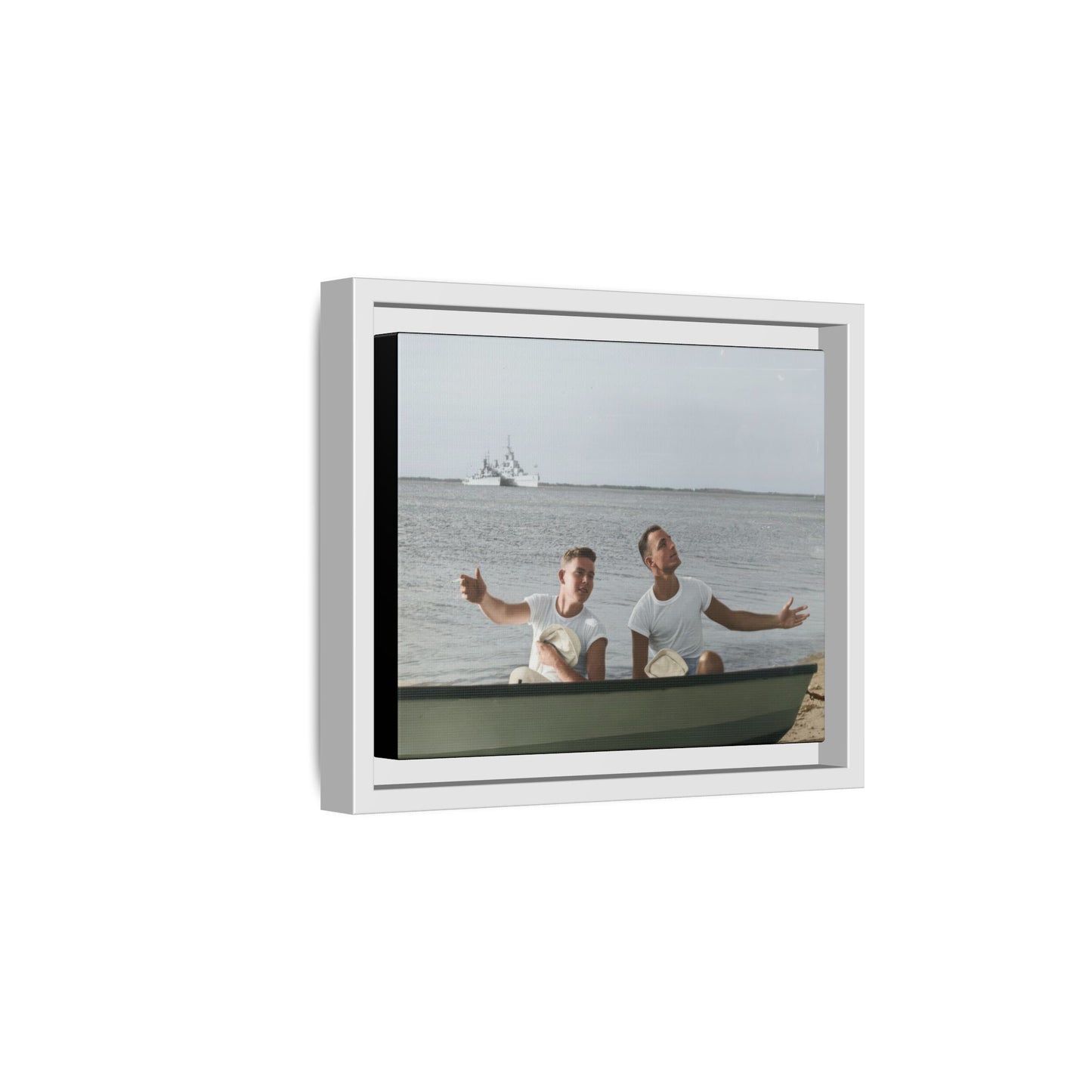 paire 099 | Framed Vintage Photo - Matte Canvas