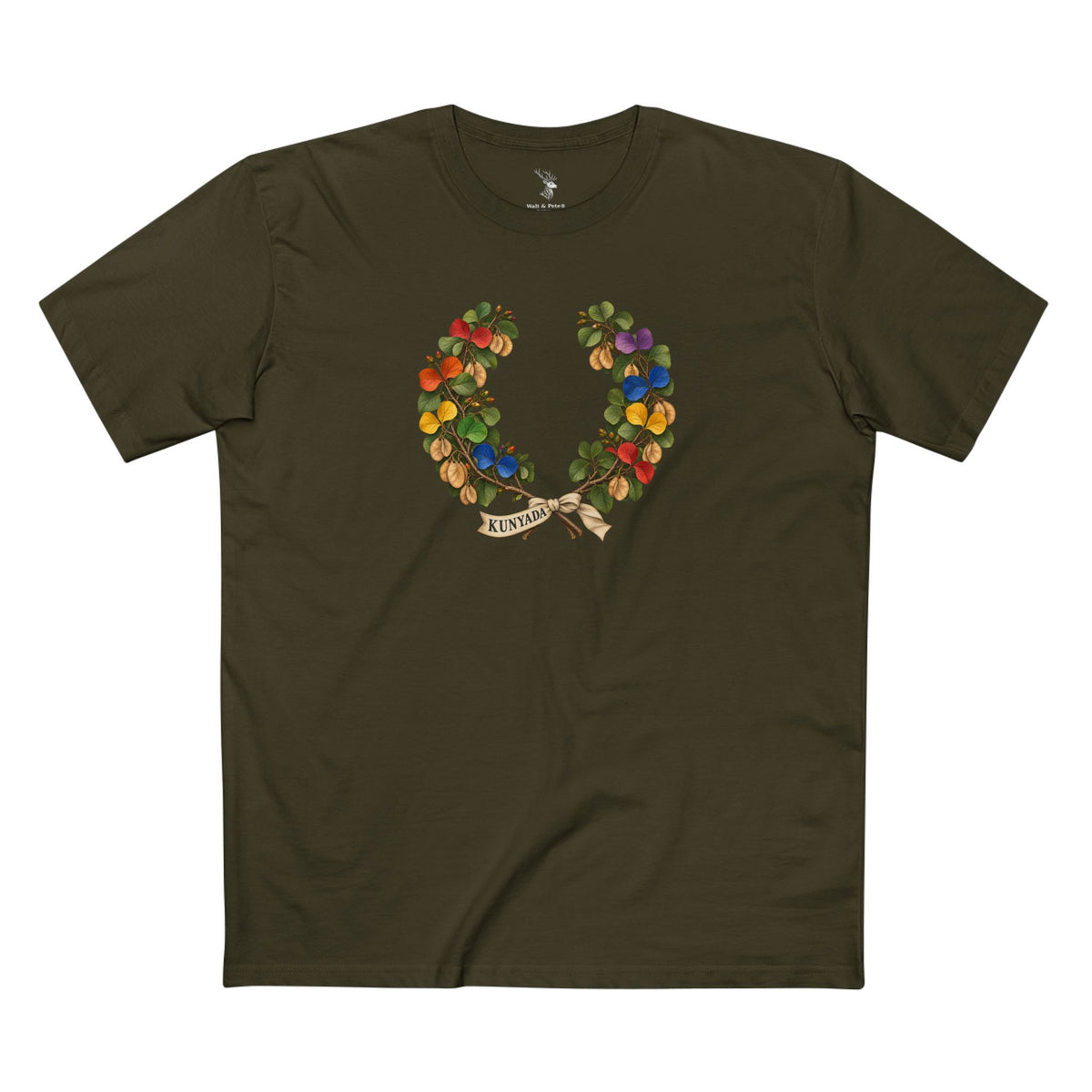 Malawian Mopane Kunyada Pride Laurel Wreath T-Shirt — Flourish Through Change