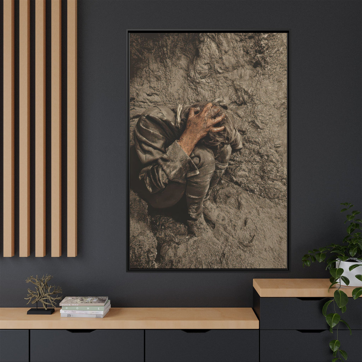 celibataire 040 | Framed Vintage Photo - Matte Canvas
