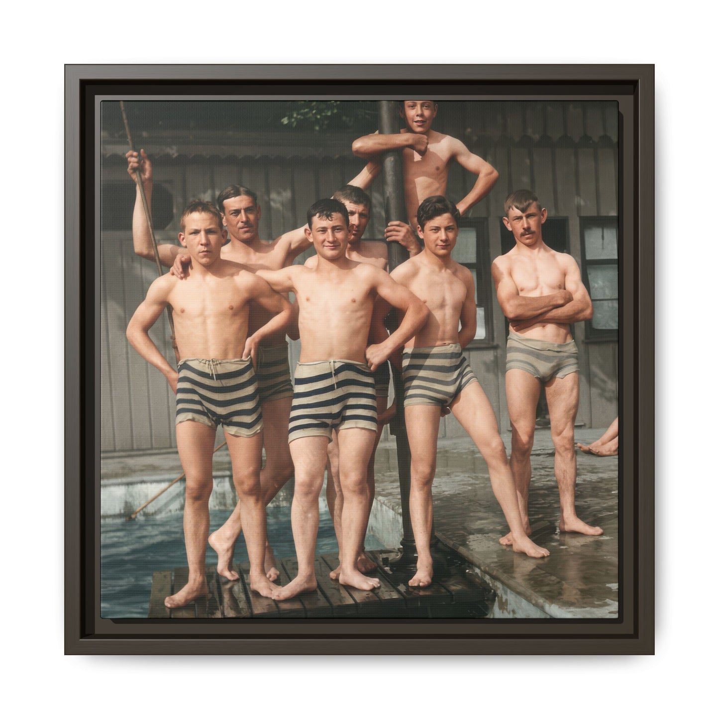 nager 010 | Framed Vintage Photo - Matte Canvas