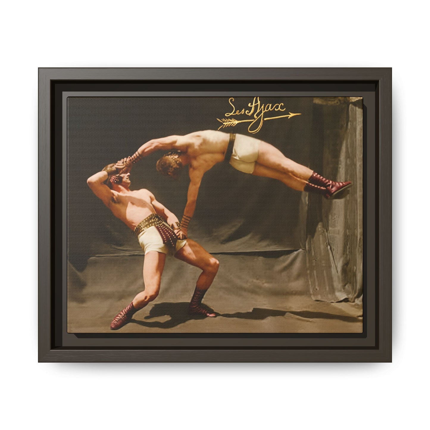athlétisme 013 | Framed Vintage Photo - Matte Canvas