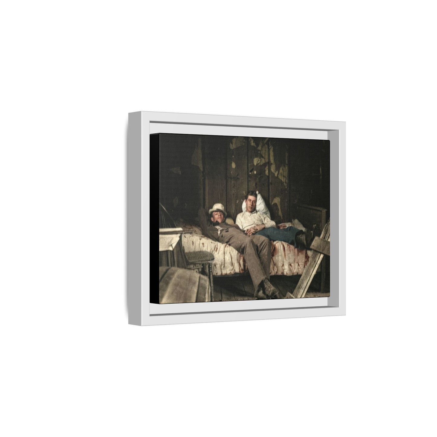 paire 023 | Framed Vintage Photo - Matte Canvas