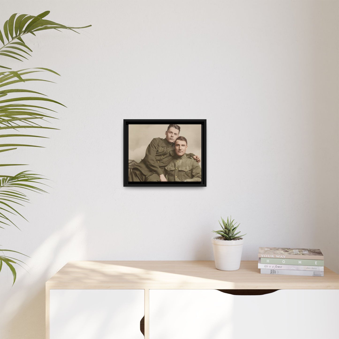 paire 026 | Framed Vintage Photo - Matte Canvas