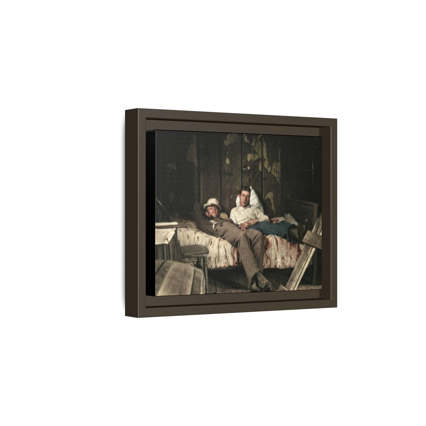 paire 023 | Framed Vintage Photo - Matte Canvas