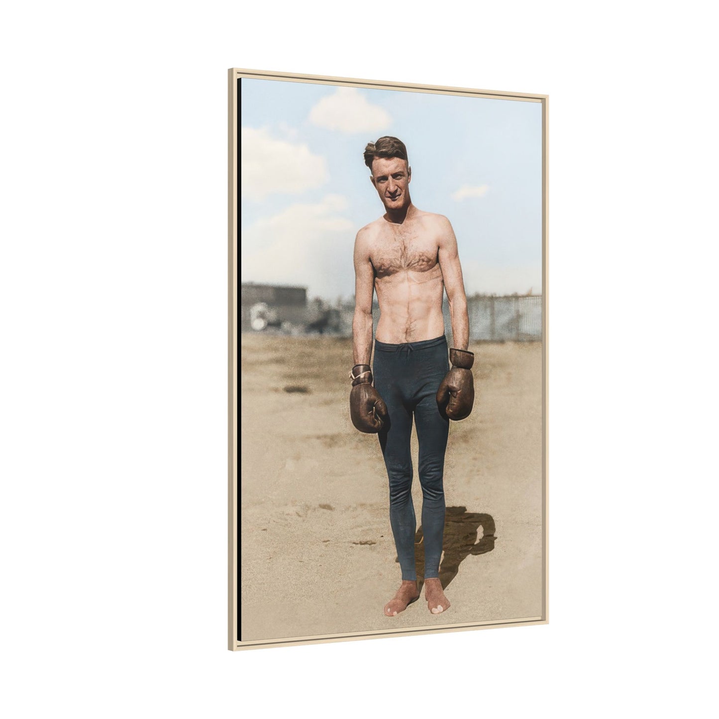 Copy of athlétisme 039 | Framed Vintage Photo - Matte Canvas
