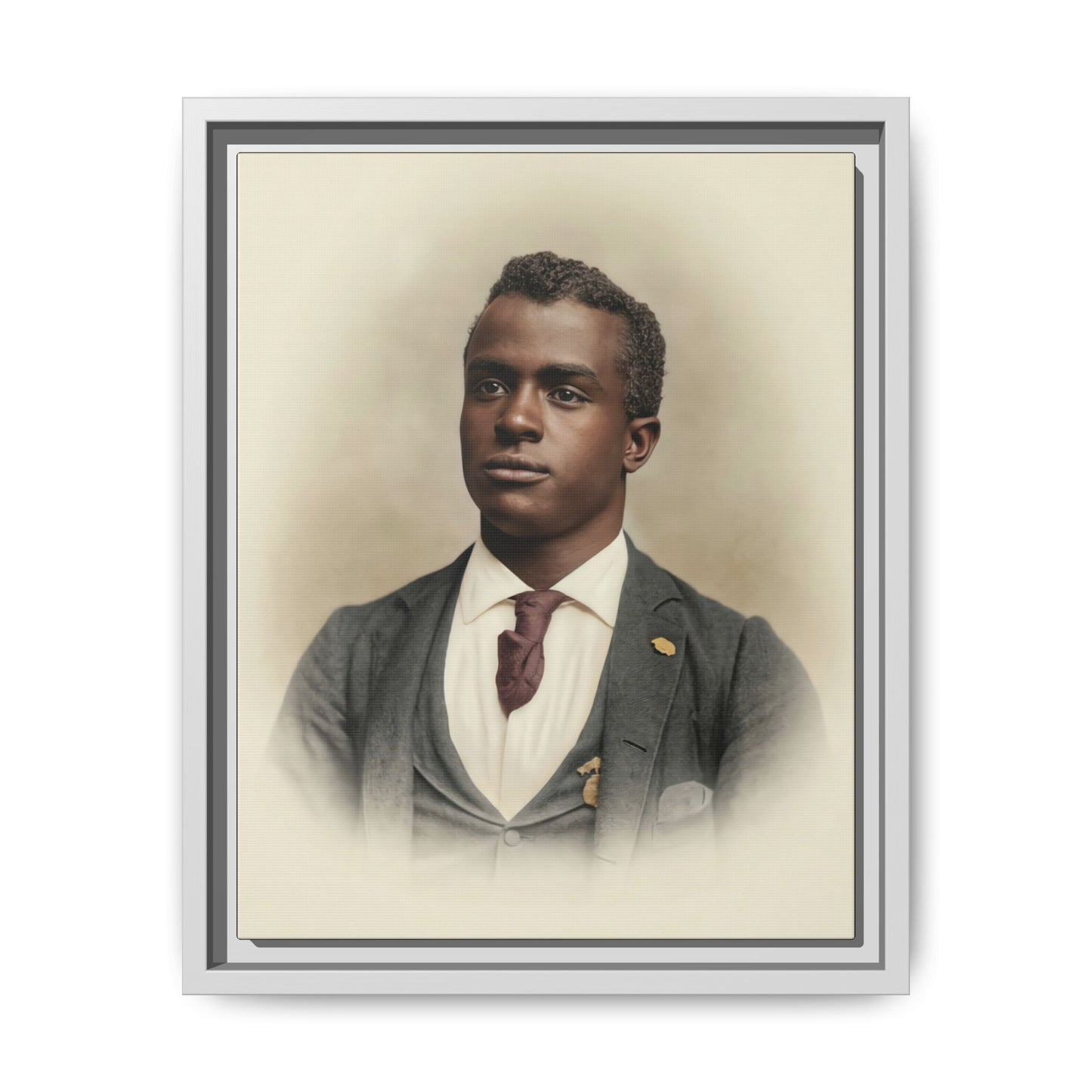 celibataire 027 | Framed Vintage Photo - Matte Canvas