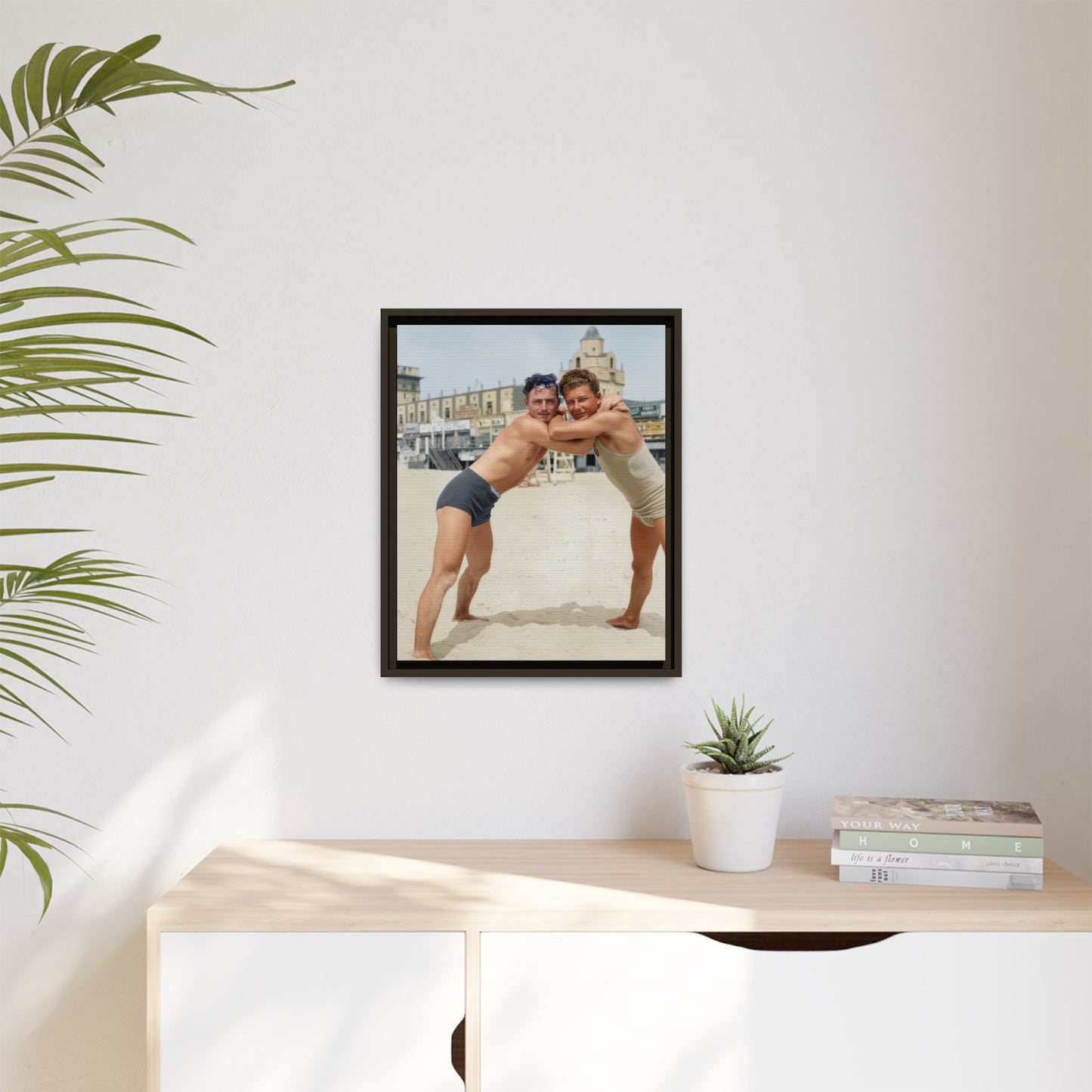 nager 014 | Framed Vintage Photo - Matte Canvas