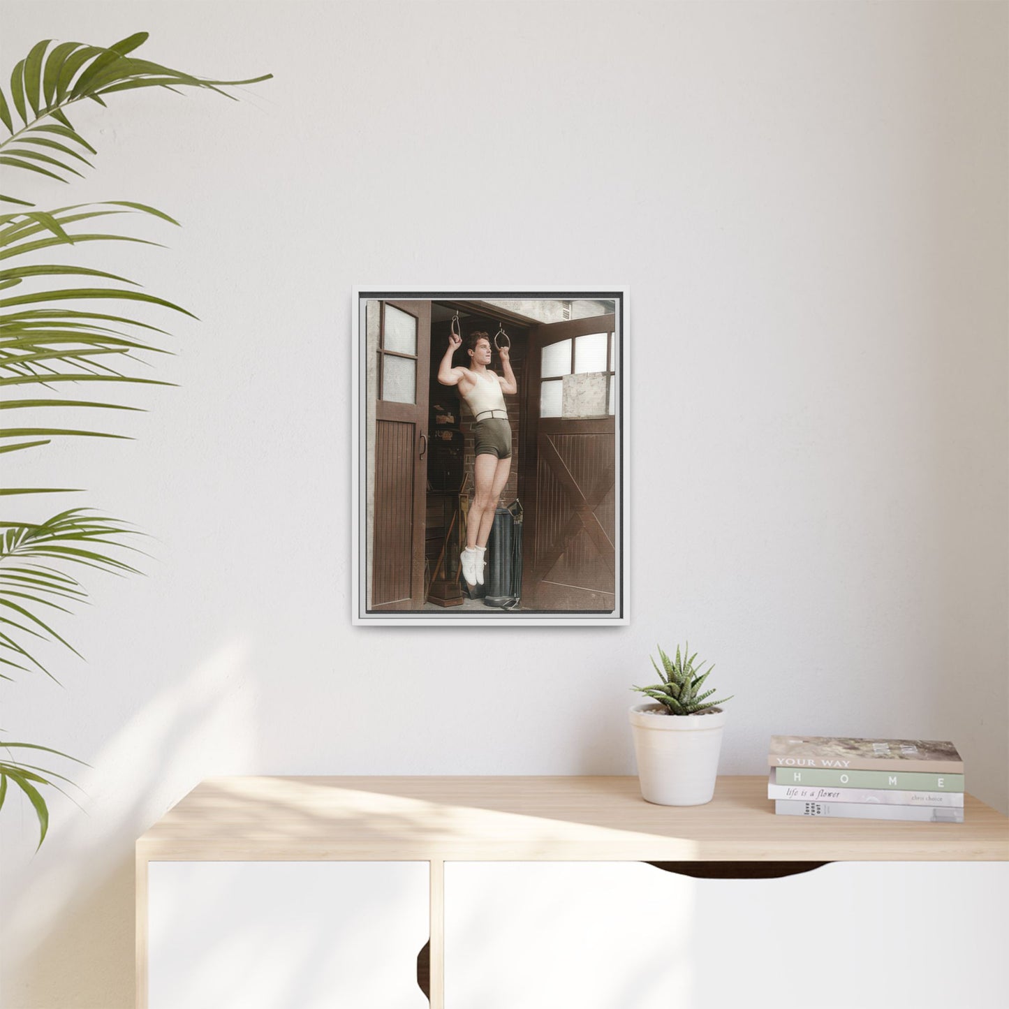 athlétisme 031 | Framed Vintage Photo - Matte Canvas