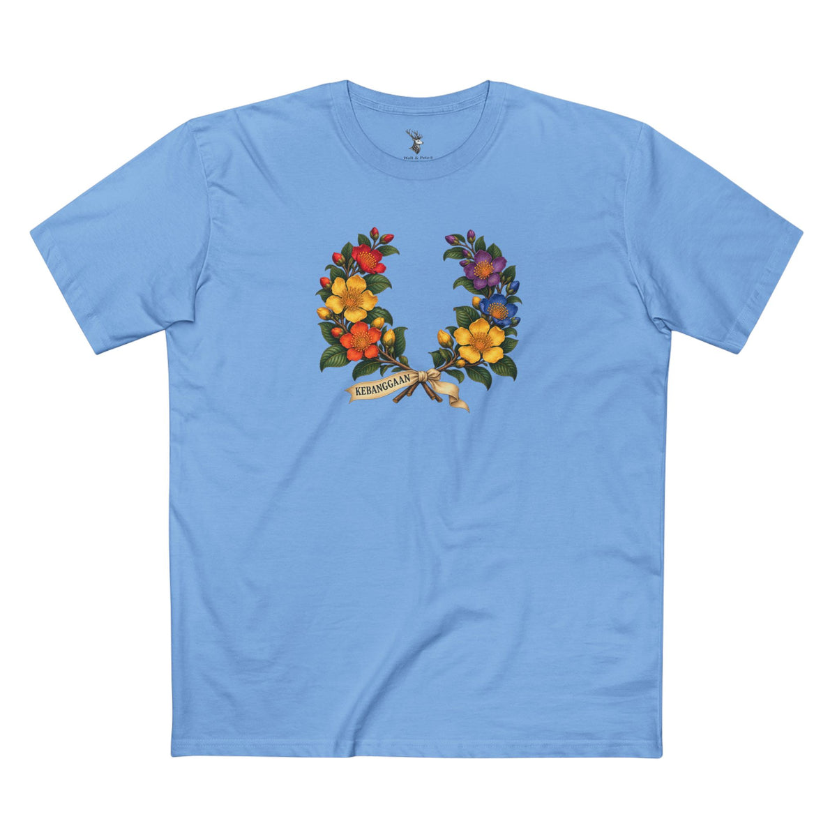 Bruneian Simpor Pride T-Shirt | KEBANGGAAN Laurel Wreath Tee