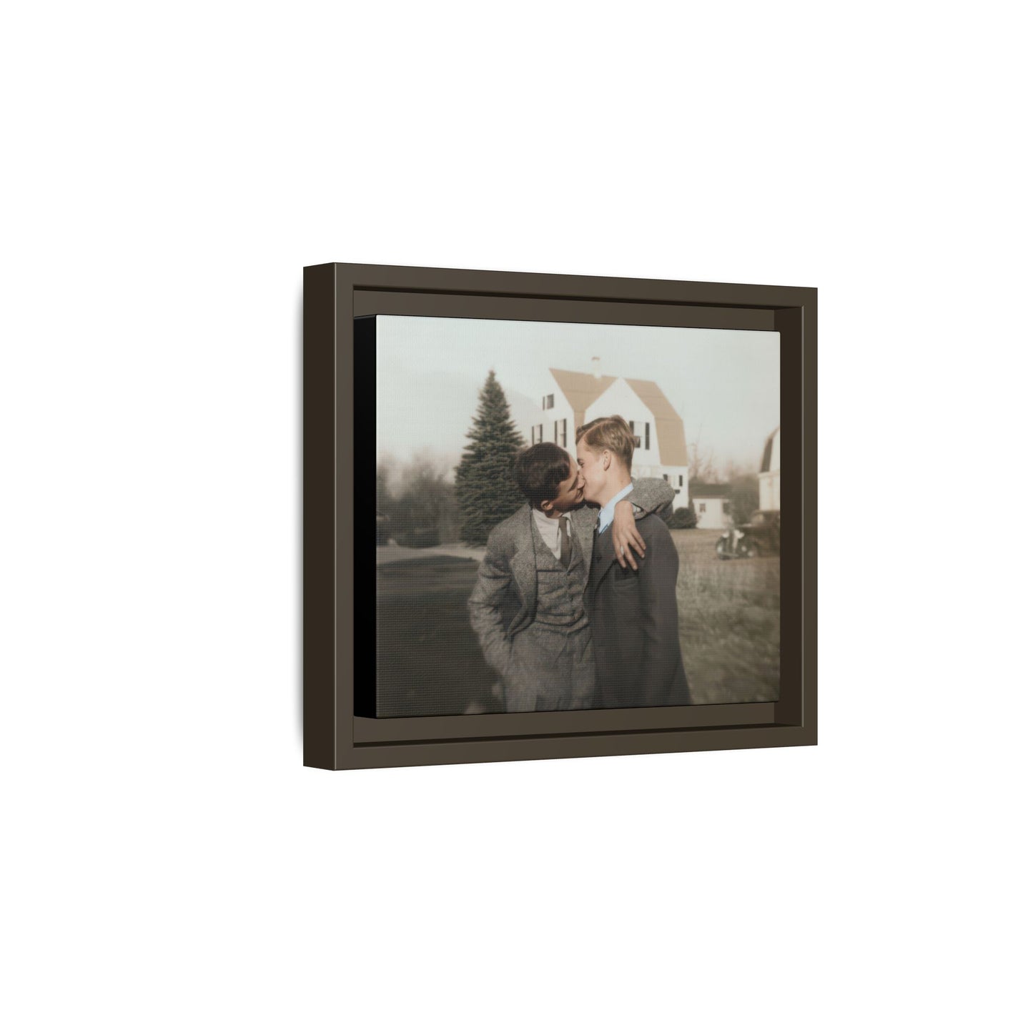 paire 005 | Framed Vintage Photo - Matte Canvas
