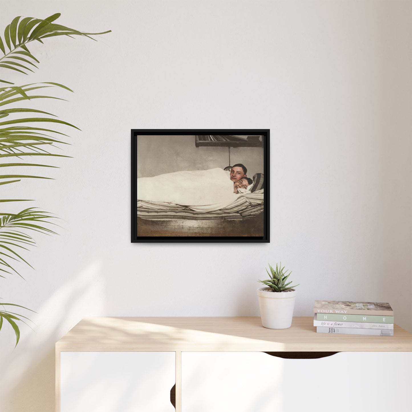 paire 117 | Framed Vintage Photo - Matte Canvas