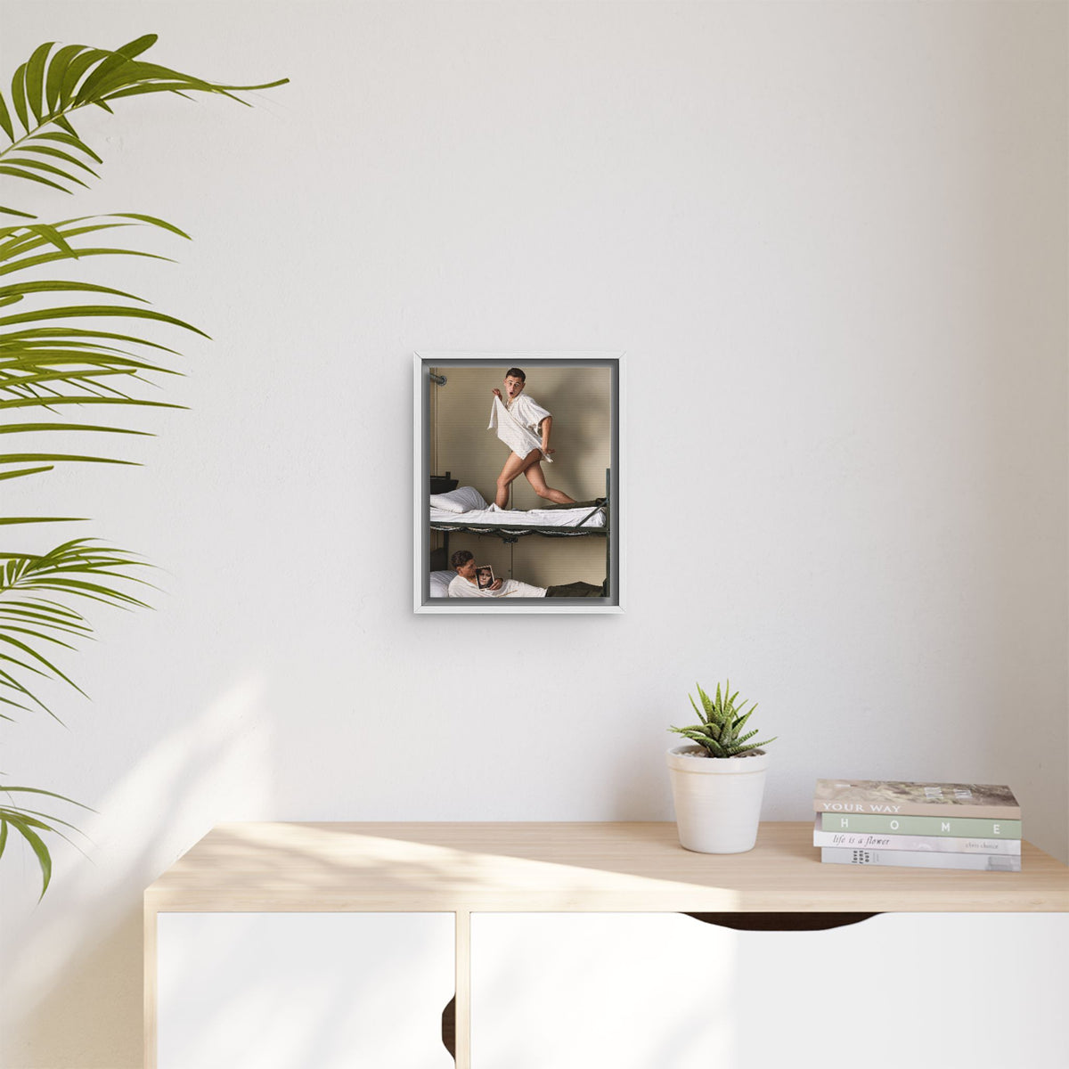 paire 168 | Framed Vintage Photo - Matte Canvas