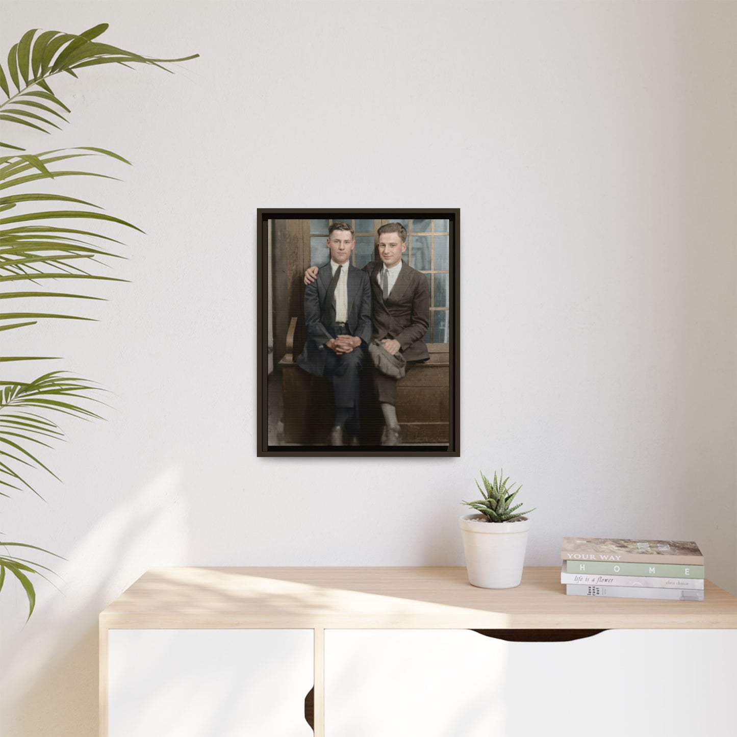 paire 105 | Framed Vintage Photo - Matte Canvas