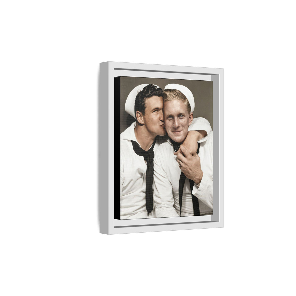 paire 156 | Framed Vintage Photo - Matte Canvas