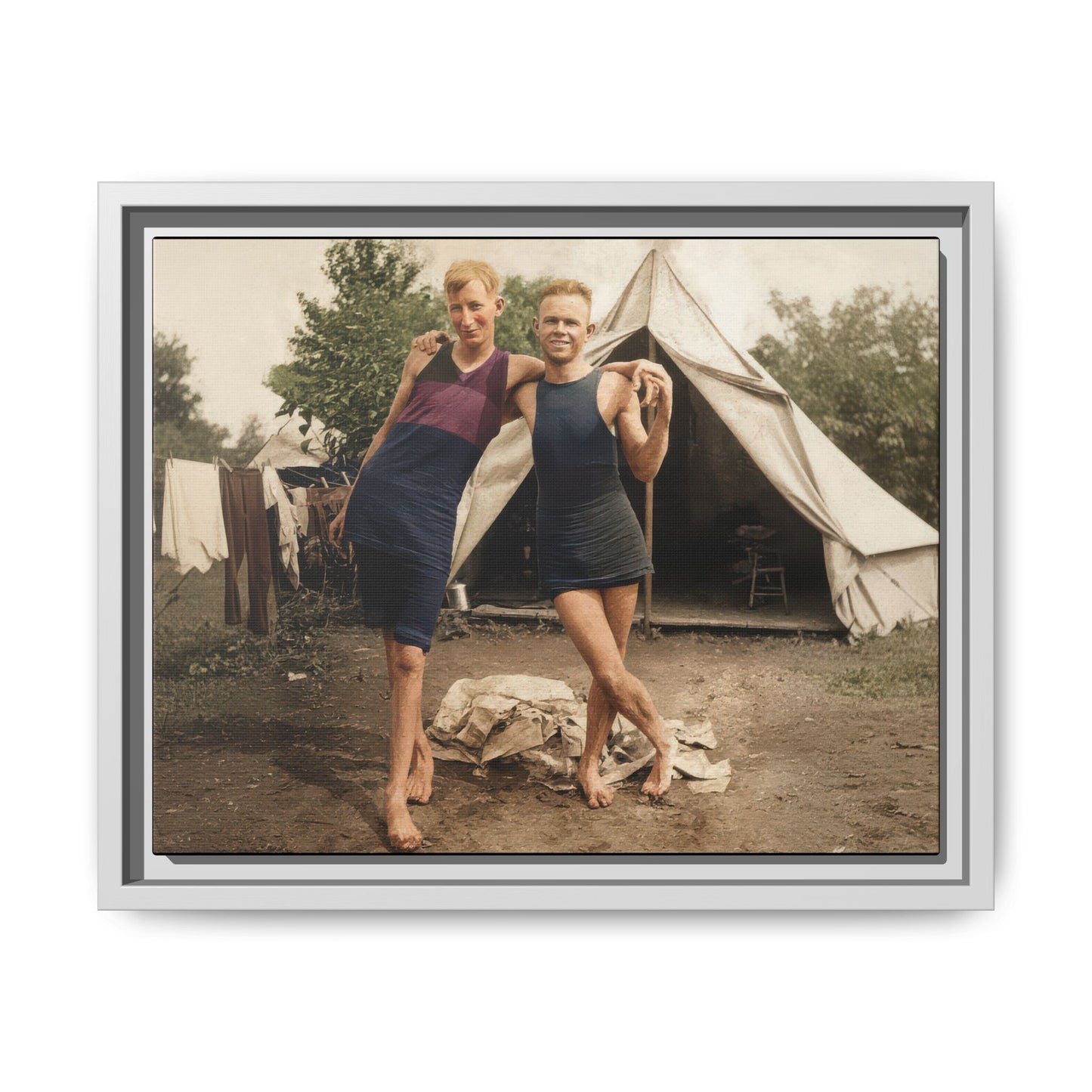 nager 040 | Framed Vintage Photo - Matte Canvas