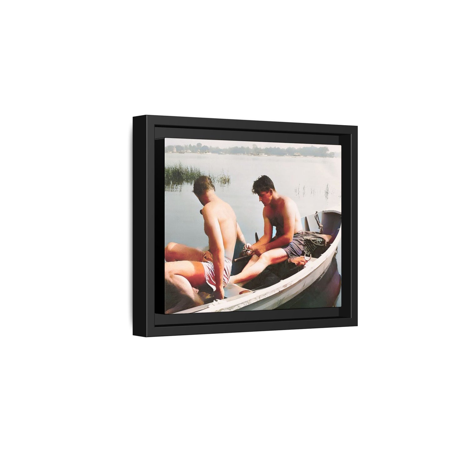 paire 035 | Framed Vintage Photo - Matte Canvas