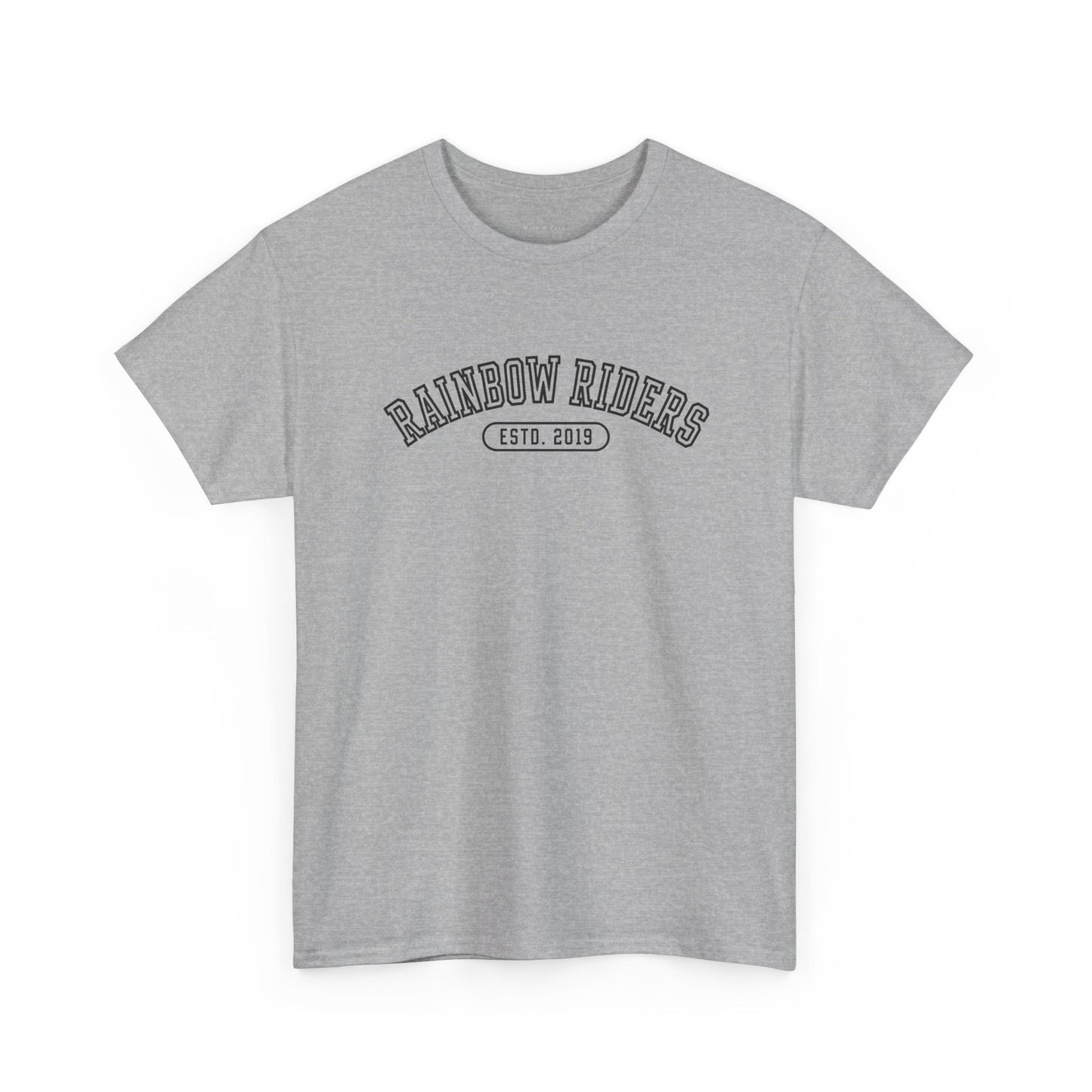 Rainbow Riders Collegiate T-Shirt | Est. 2019 LGBTQ+ Pride Tee