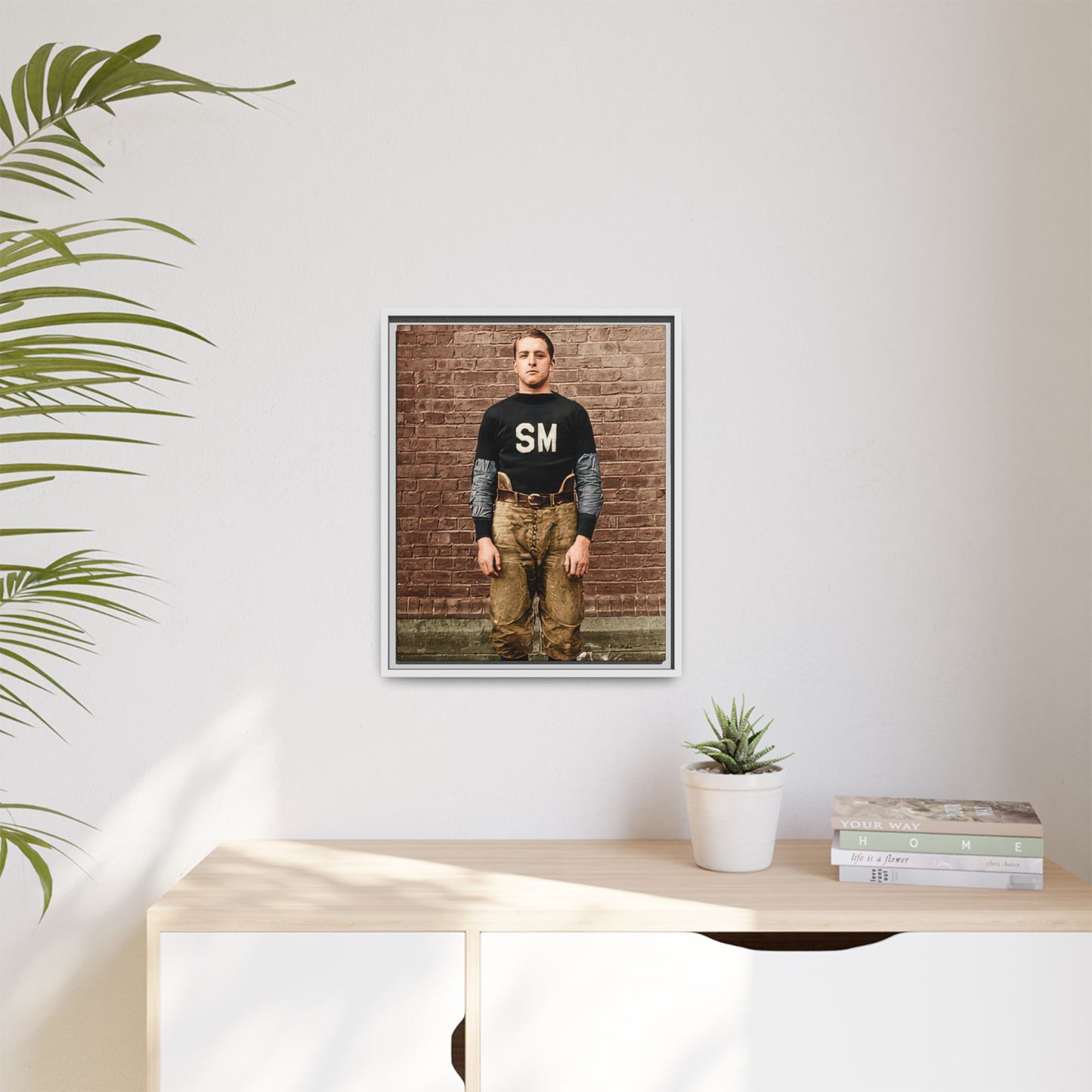 athlétisme 040 | Framed Vintage Photo - Matte Canvas