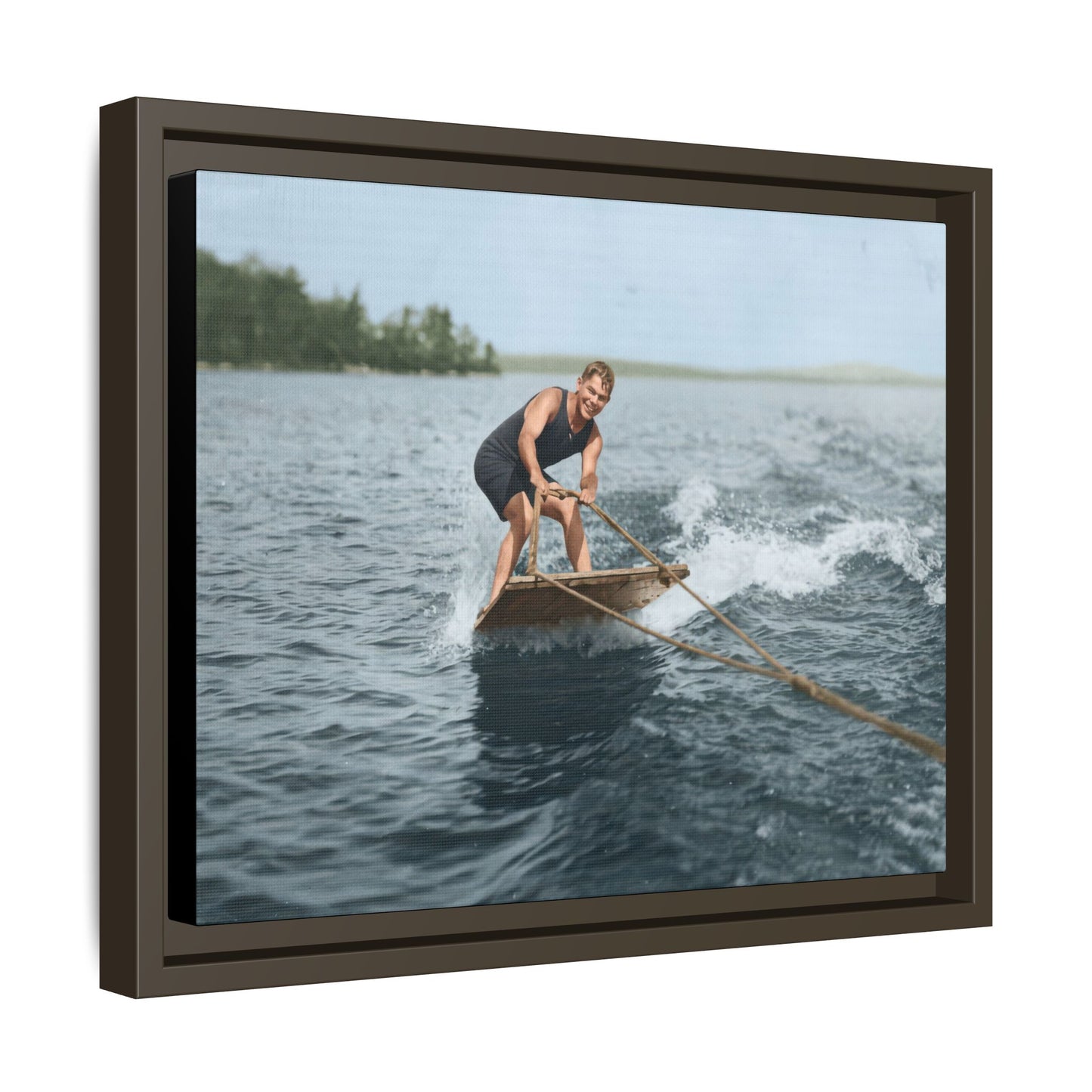 nager 015 | Framed Vintage Photo - Matte Canvas