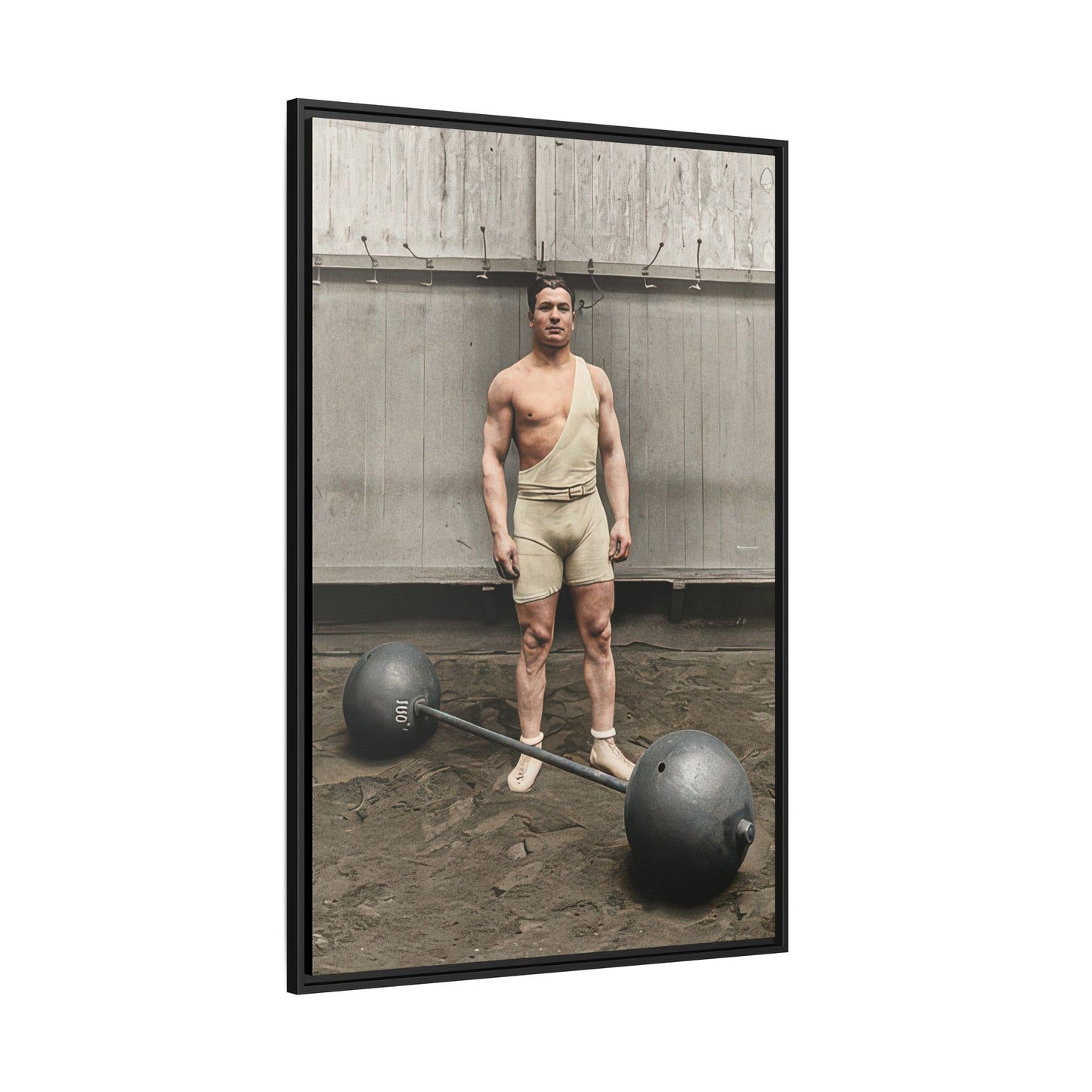 athlétisme 050 | Framed Vintage Photo - Matte Canvas